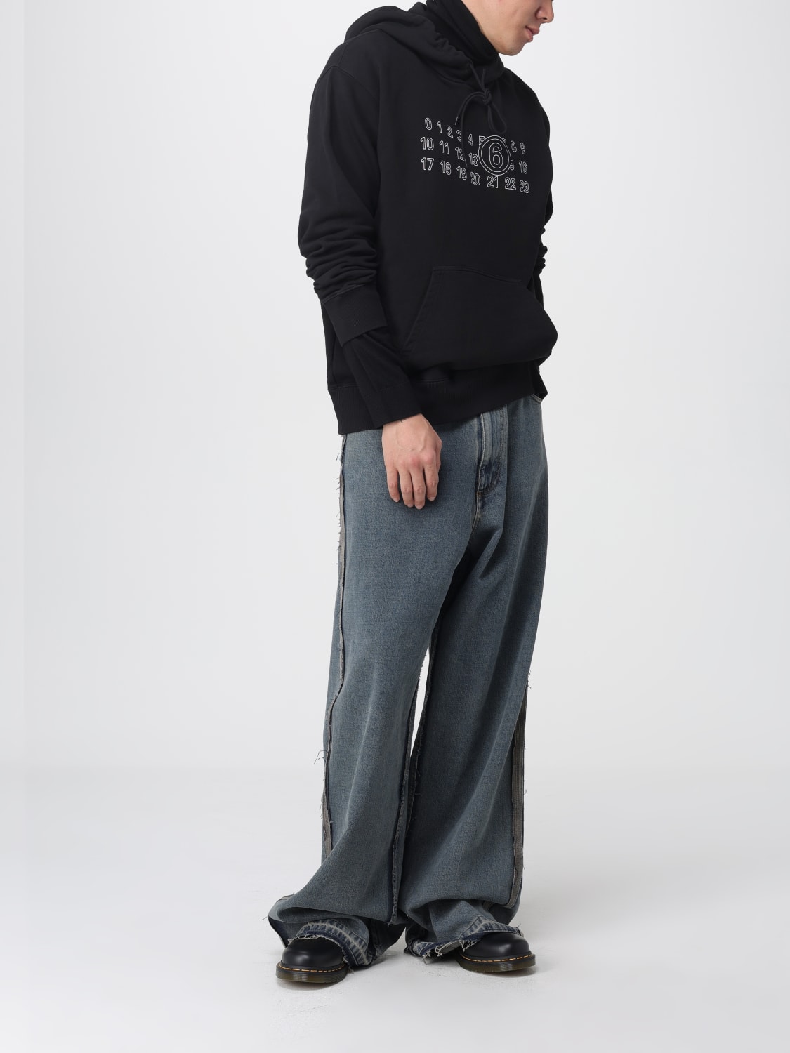 MM6 MAISON MARGIELA SWEATSHIRT: Pullover herren Mm6 Maison Margiela, Schwarz - Img 2