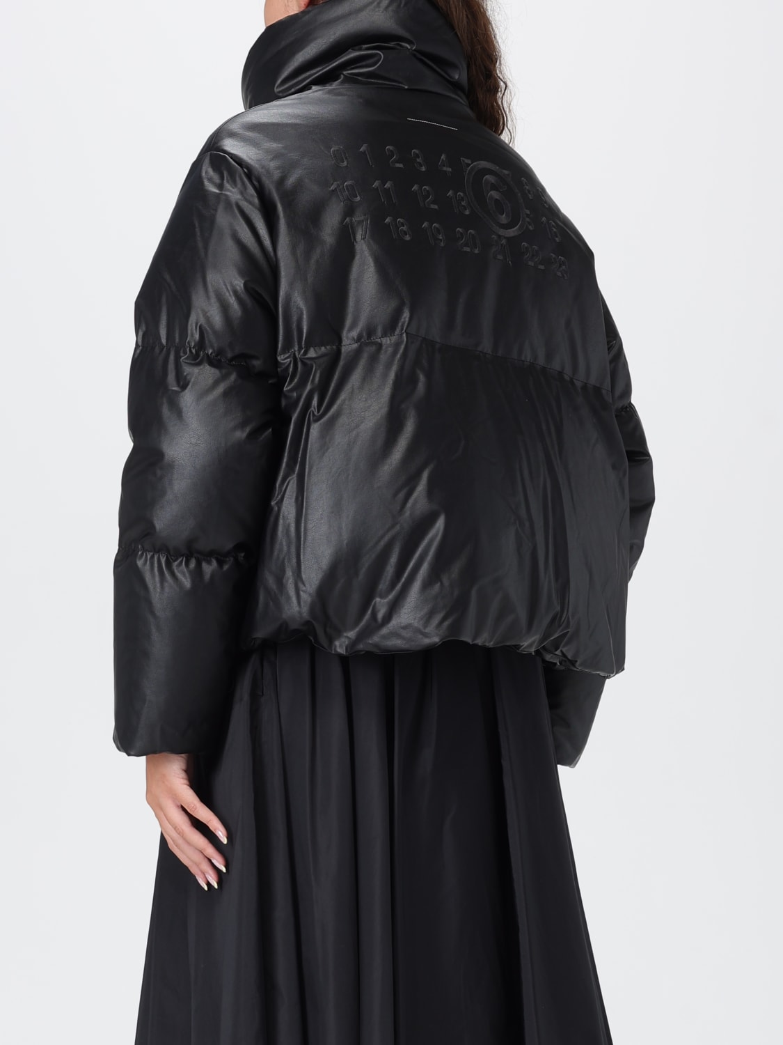 MM6 MAISON MARGIELA JACKET: Coat woman Mm6 Maison Margiela, Black - Img 3
