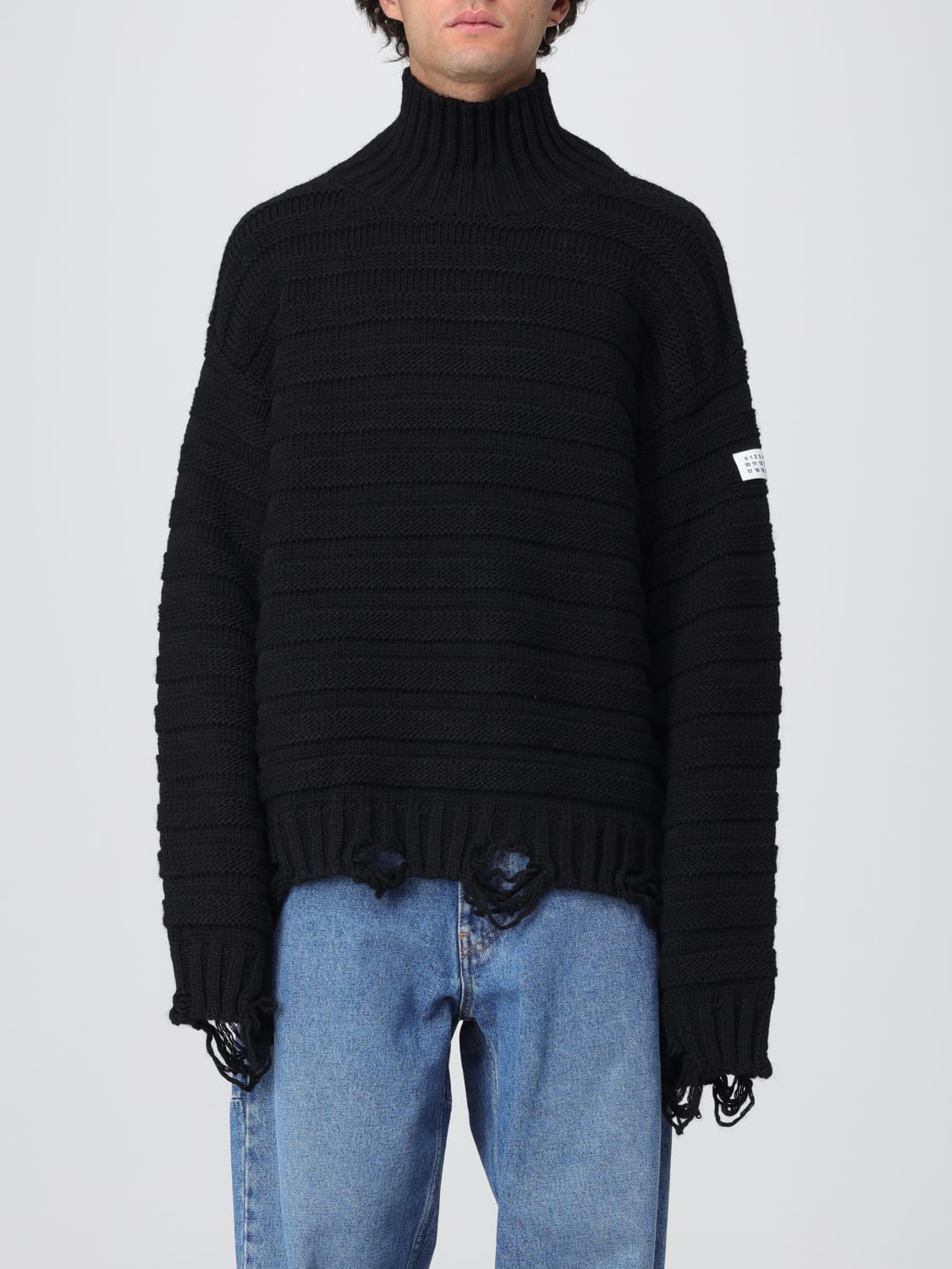 MM6 MAISON MARGIELA JUMPER: Jumper men Mm6 Maison Margiela, Black - Img 1