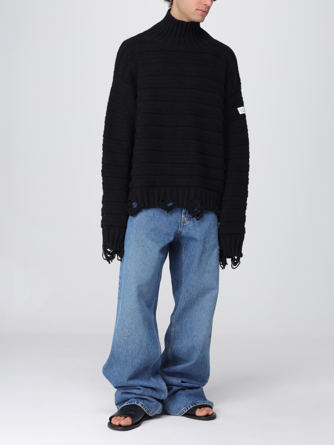 MM6 MAISON MARGIELA JUMPER: Jumper men Mm6 Maison Margiela, Black - Img 2