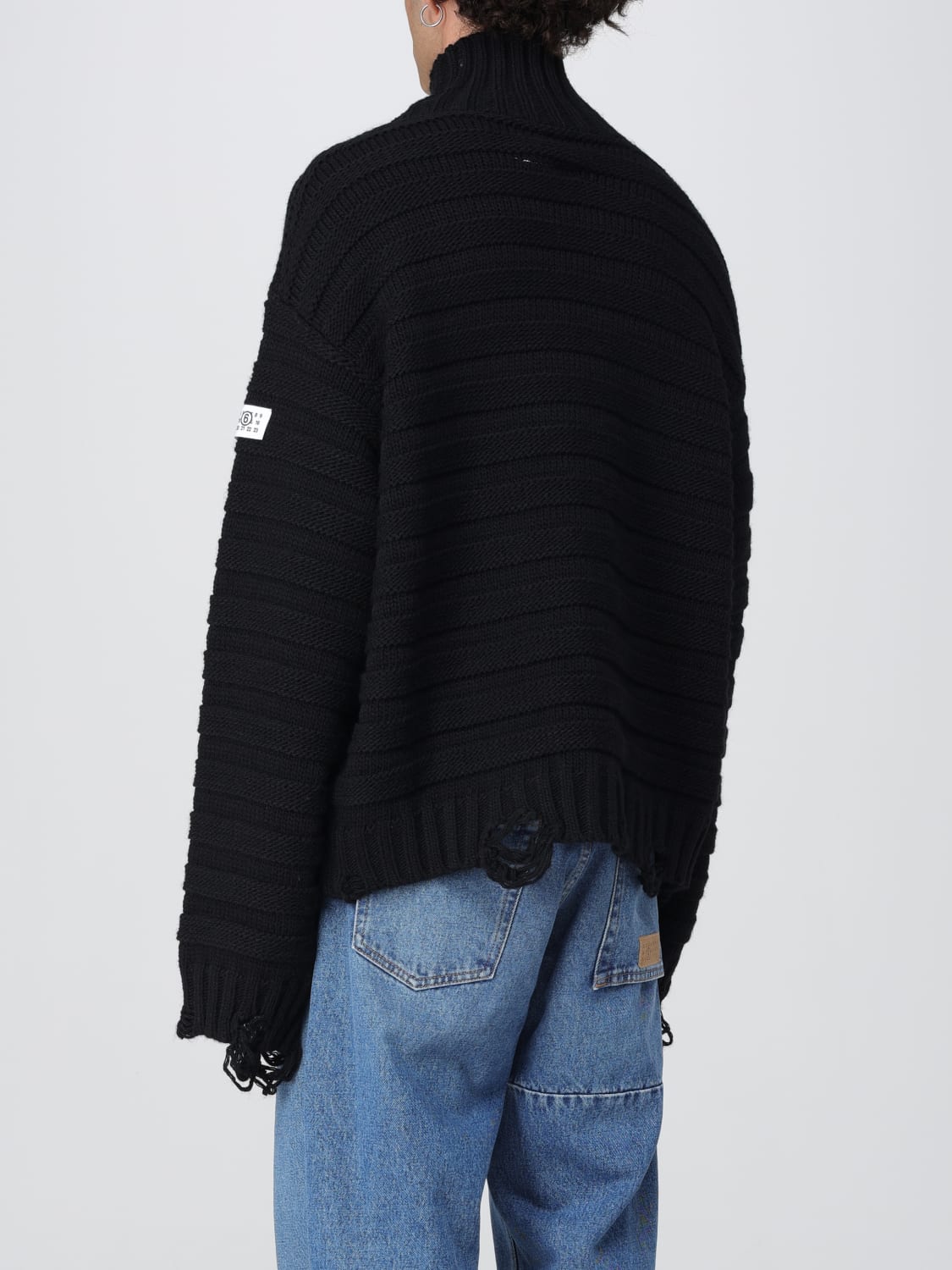 MM6 MAISON MARGIELA JUMPER: Jumper men Mm6 Maison Margiela, Black - Img 3