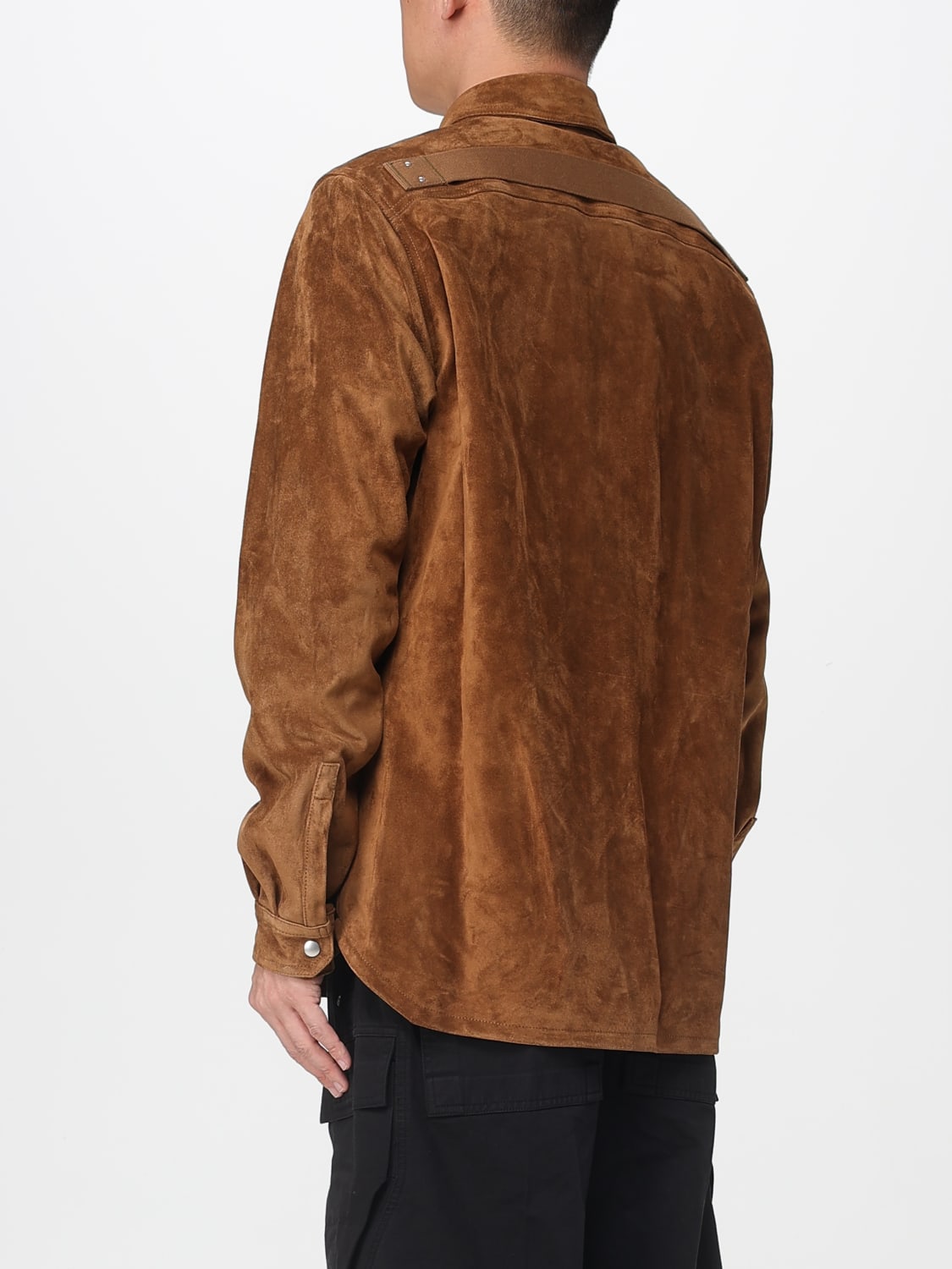 RICK OWENS JACKE: Mantel herren Rick Owens, Wallnuss - Img 3