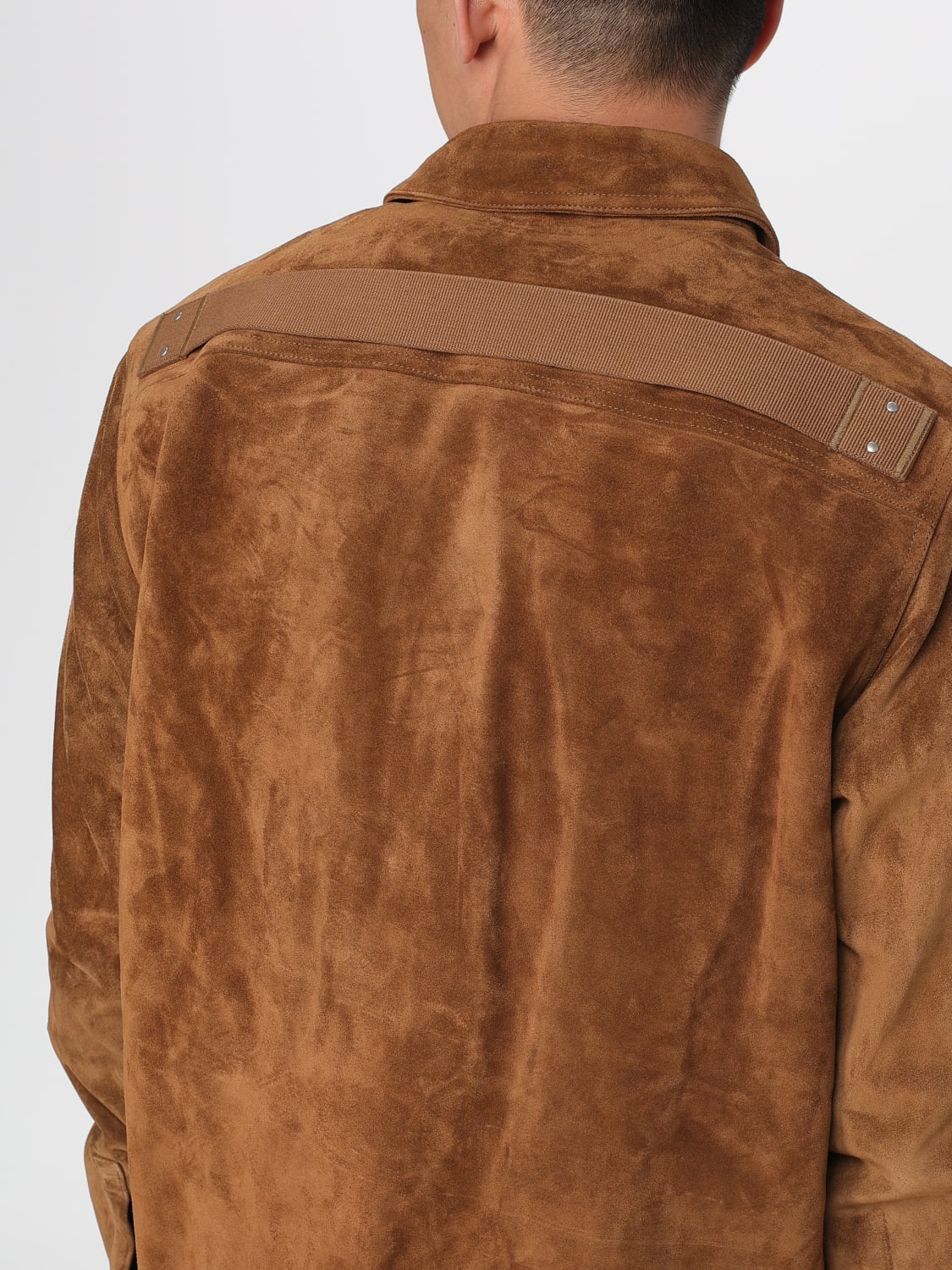 RICK OWENS JACKE: Mantel herren Rick Owens, Wallnuss - Img 5