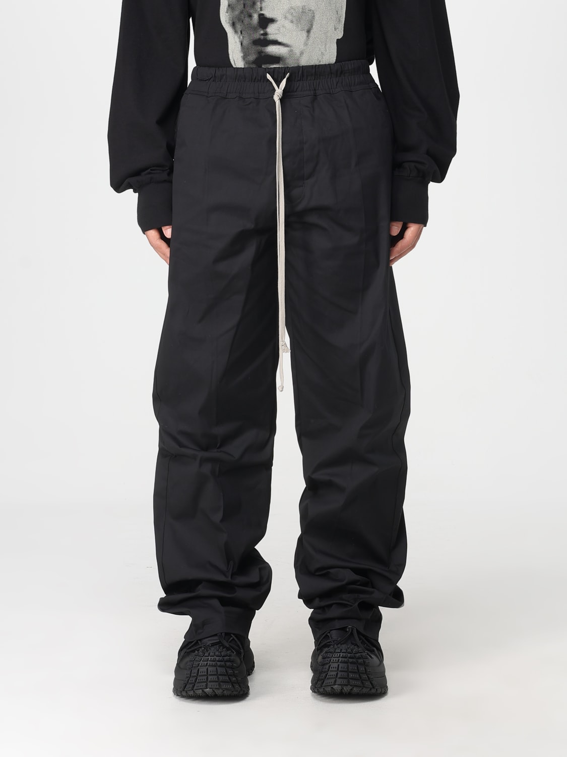 RICK OWENS PANTS: Pants men Rick Owens, Black - Img 1
