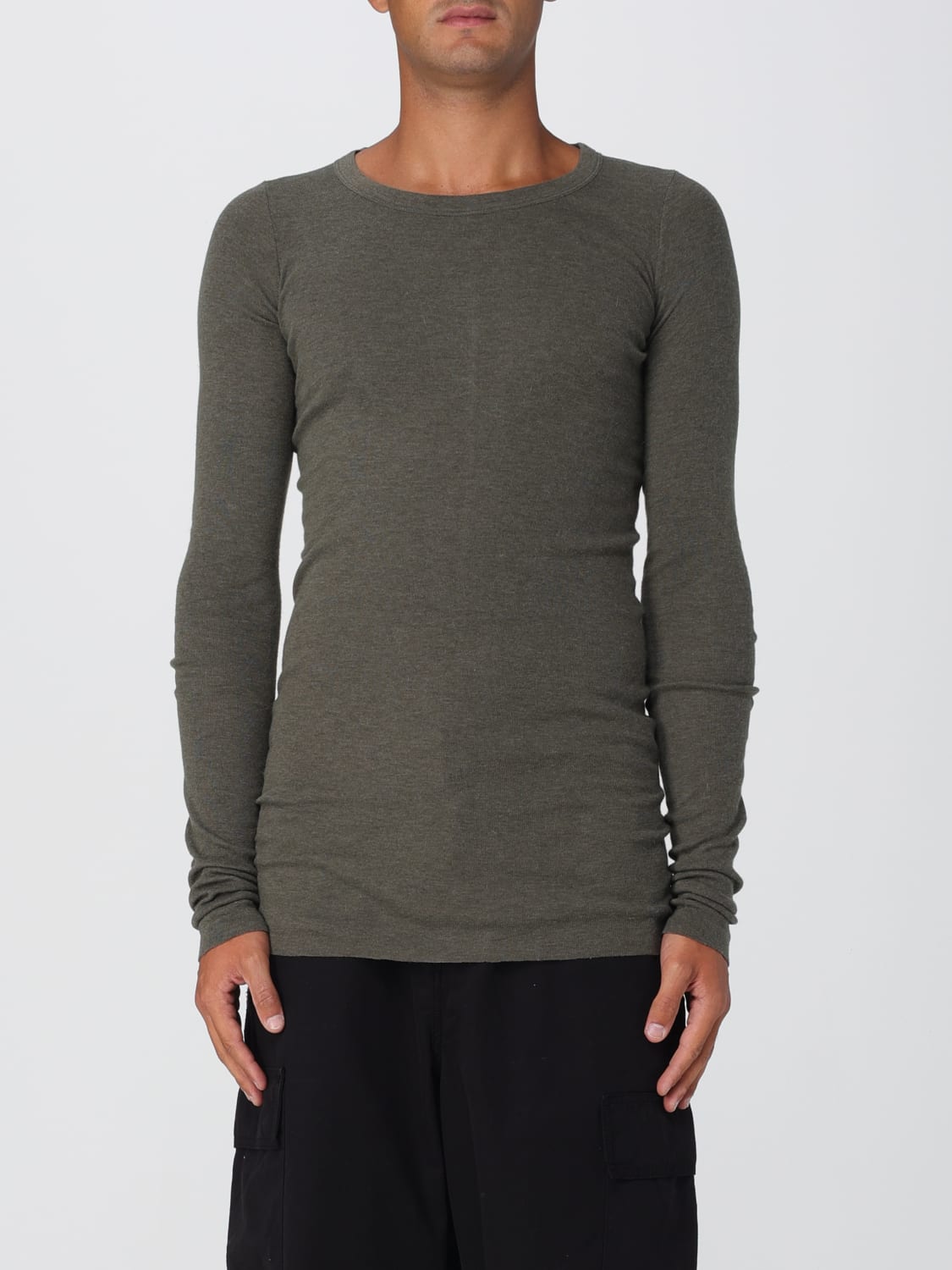 RICK OWENS SWEATER: T-shirt men Rick Owens, Green - Img 1