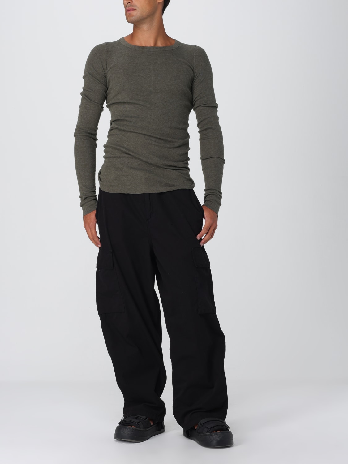 RICK OWENS SWEATER: T-shirt men Rick Owens, Green - Img 2