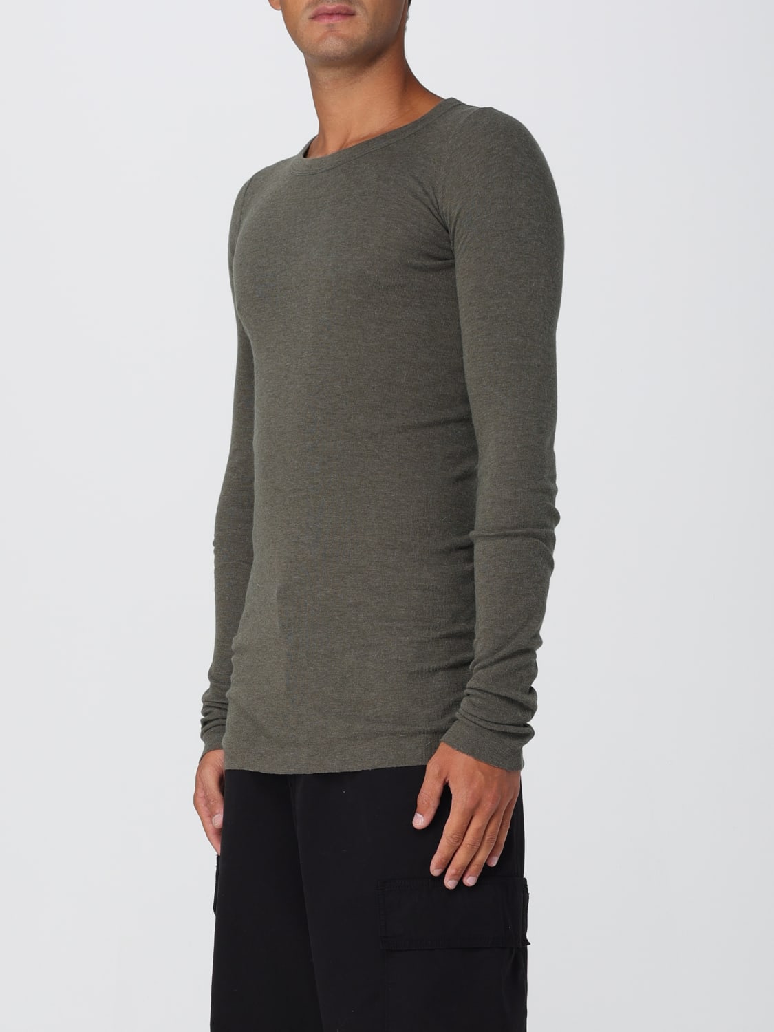 RICK OWENS SWEATER: T-shirt men Rick Owens, Green - Img 4