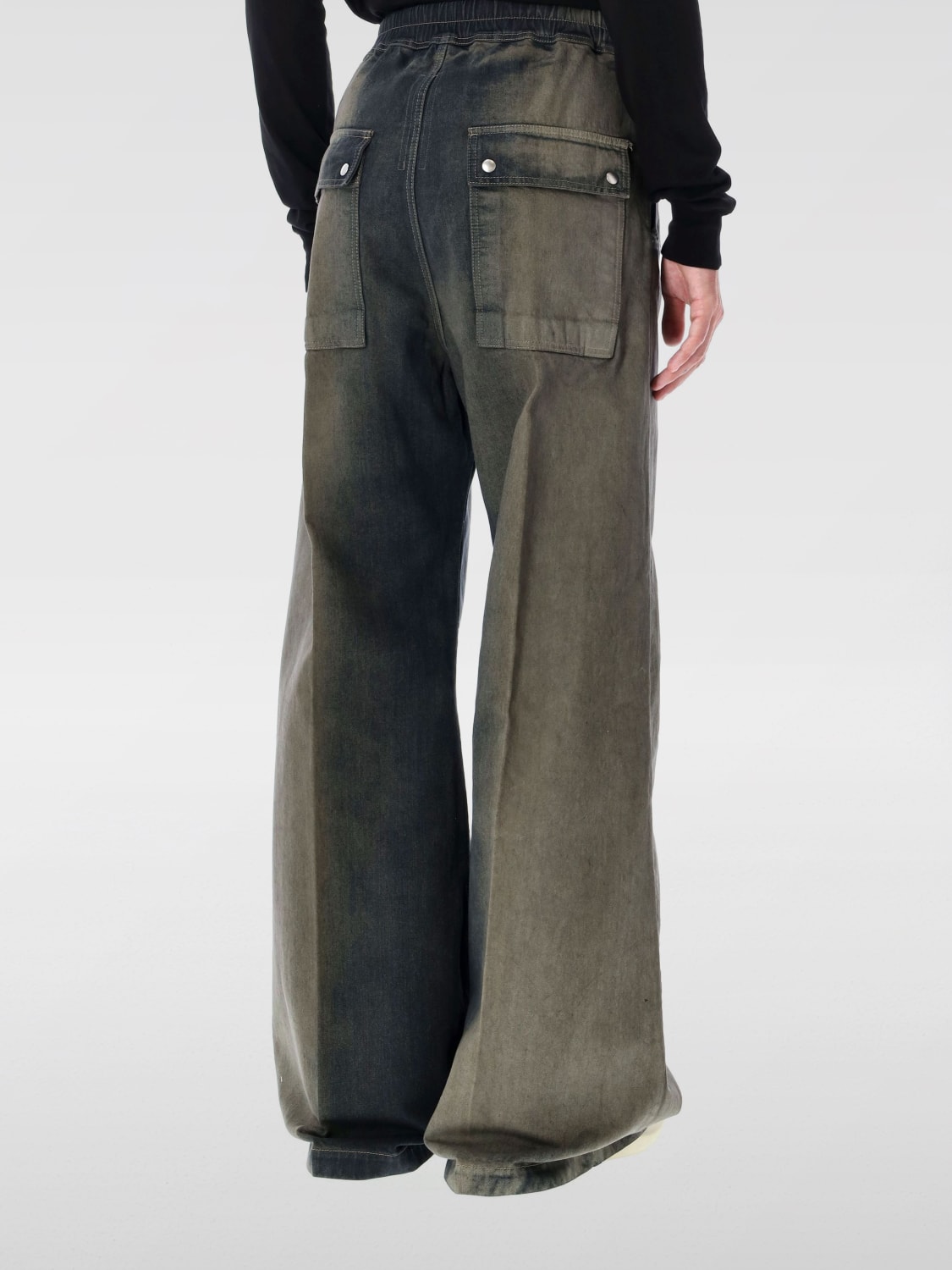 RICK OWENS JEANS: Pants men Rick Owens, Grey - Img 2
