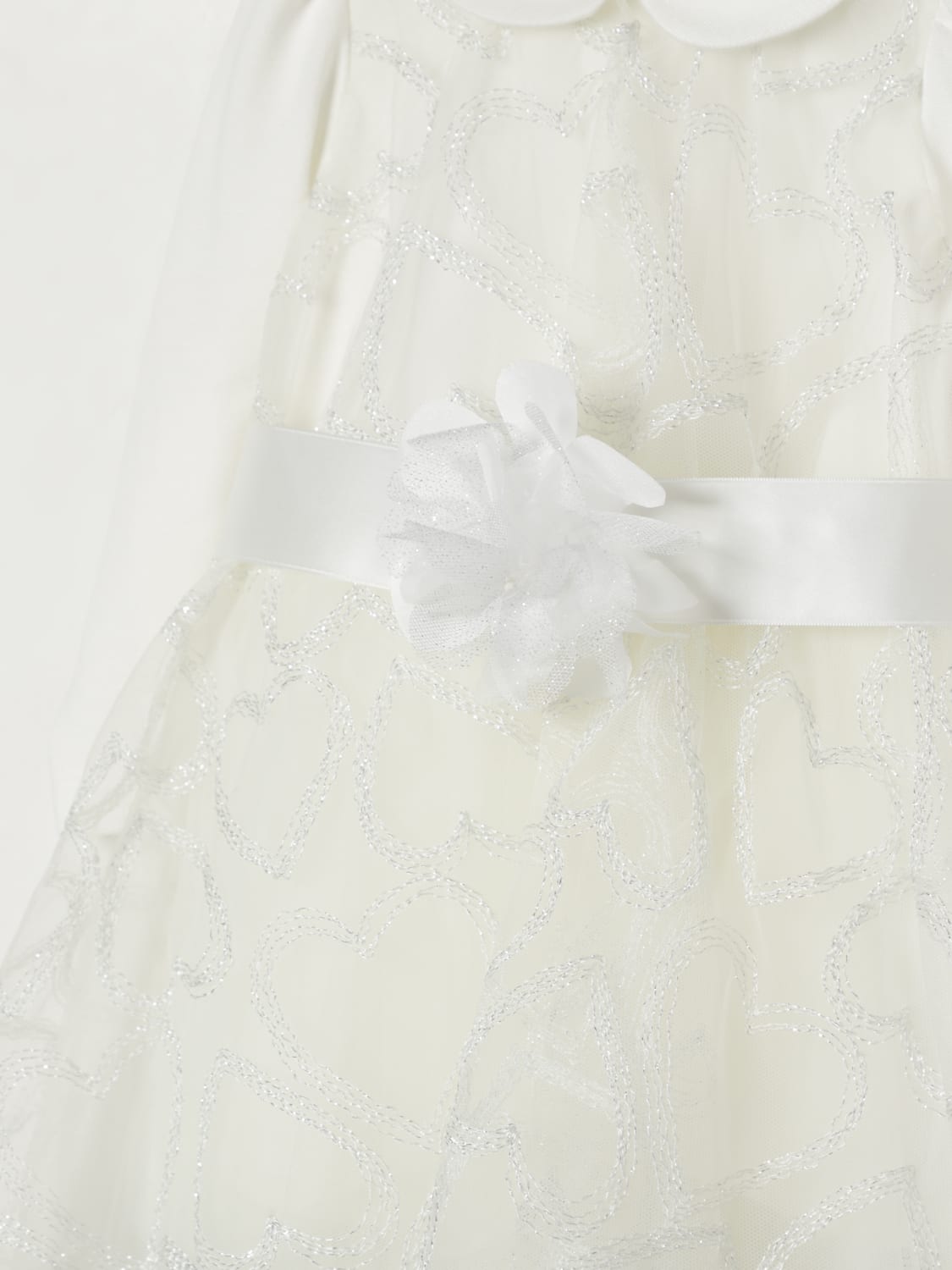 MONNALISA ROMPER: Romper kids Monnalisa, Yellow Cream - Img 3