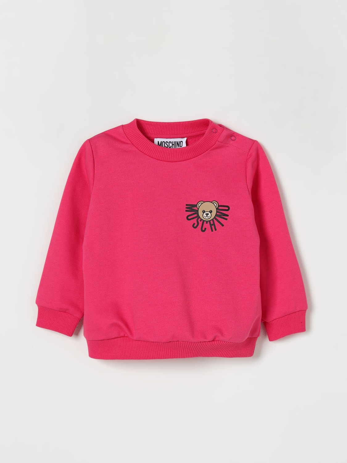 MOSCHINO SWEATER: Sweater kids Moschino, Pink - Img 1