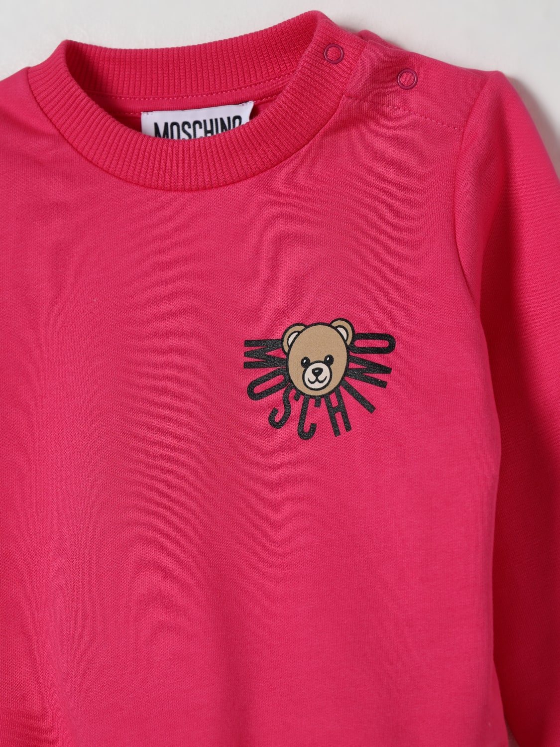 MOSCHINO SWEATER: Sweater kids Moschino, Pink - Img 3