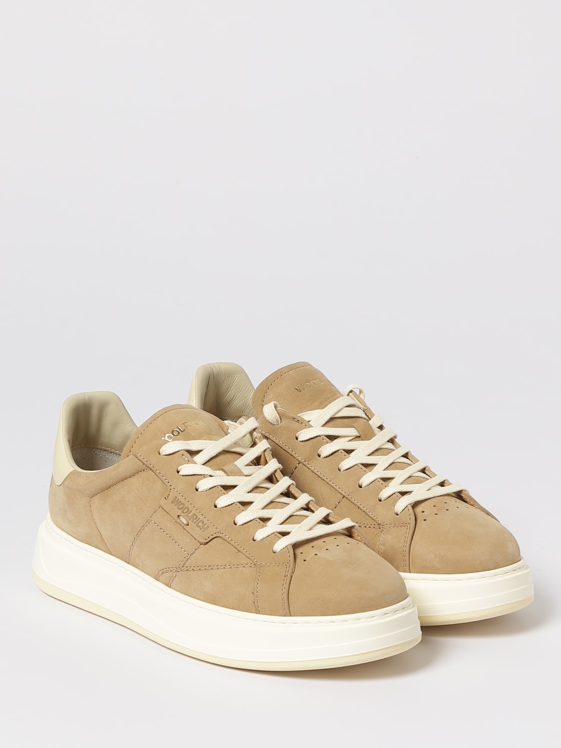 WOOLRICH SNEAKERS: Sneakers Woolrich in nabuk , Beige - Img 2