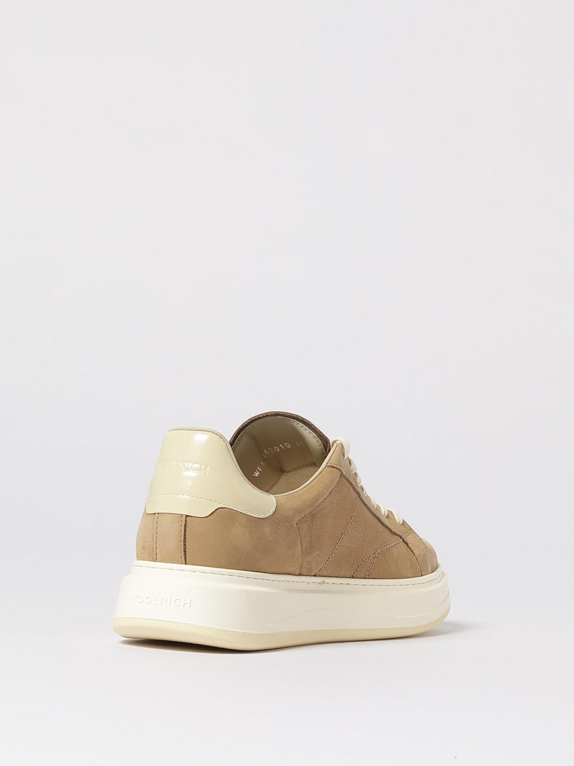 WOOLRICH SNEAKERS: Sneakers Woolrich in nabuk , Beige - Img 3