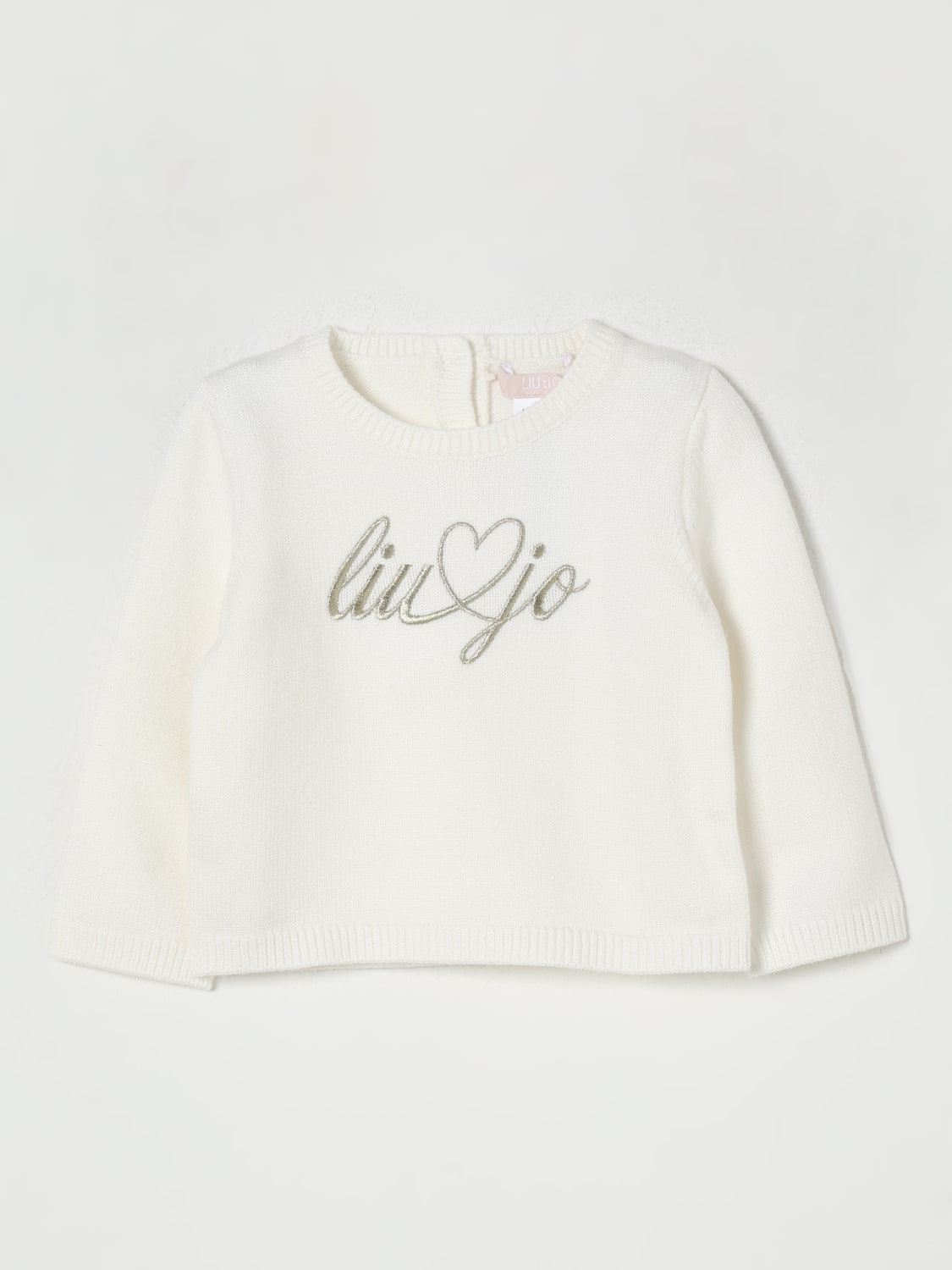 LIU JO SWEATER: Sweater kids Liu Jo, White - Img 1