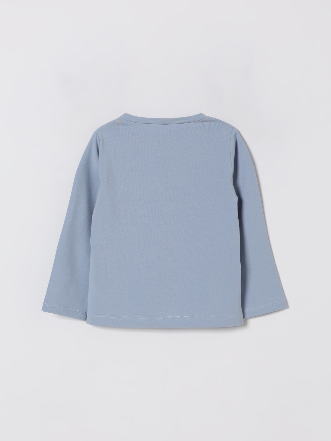 LIU JO T-SHIRT: T-shirt Liu Jo in cotone con logo di strass , Blue - Img 2