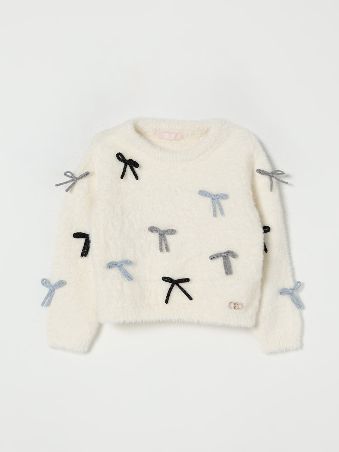 LIU JO SWEATER: Sweater kids Liu Jo, White - Img 1