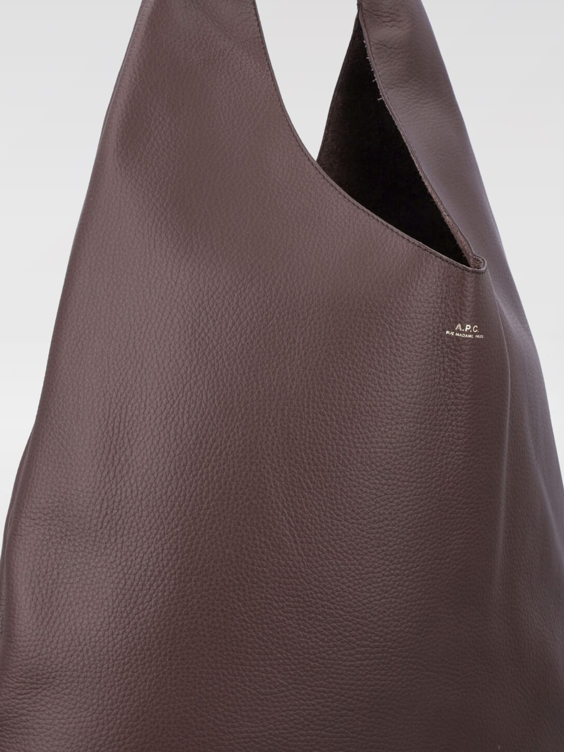 A.P.C. TOTE BAG: Handbag woman A.P.C., Wine - Img 3