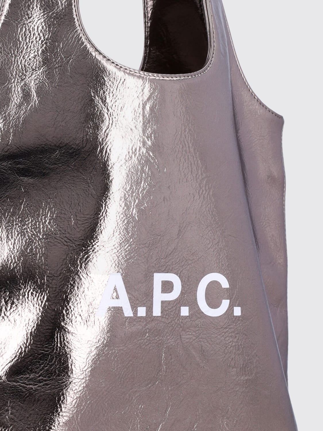 A.P.C. UMHÄNGETASCHE: Tasche herren A.P.C., Silber - Img 3