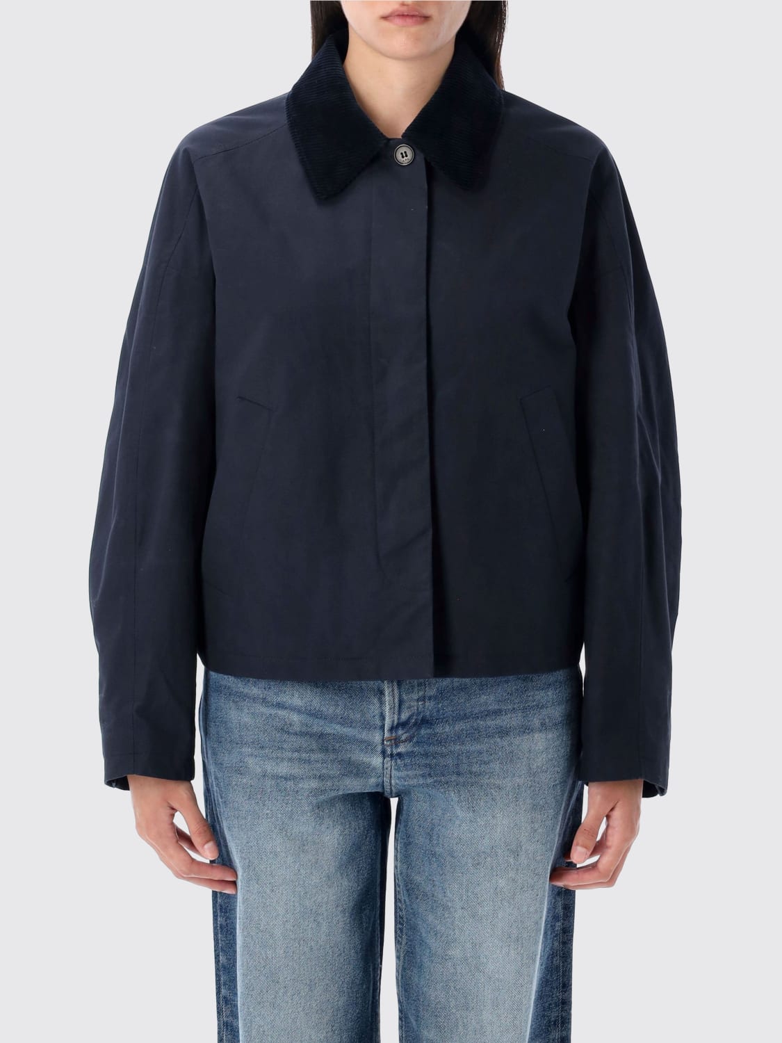 A.P.C. CHAQUETA: Abrigo mujer A.P.C., Azul Oscuro - Img 1
