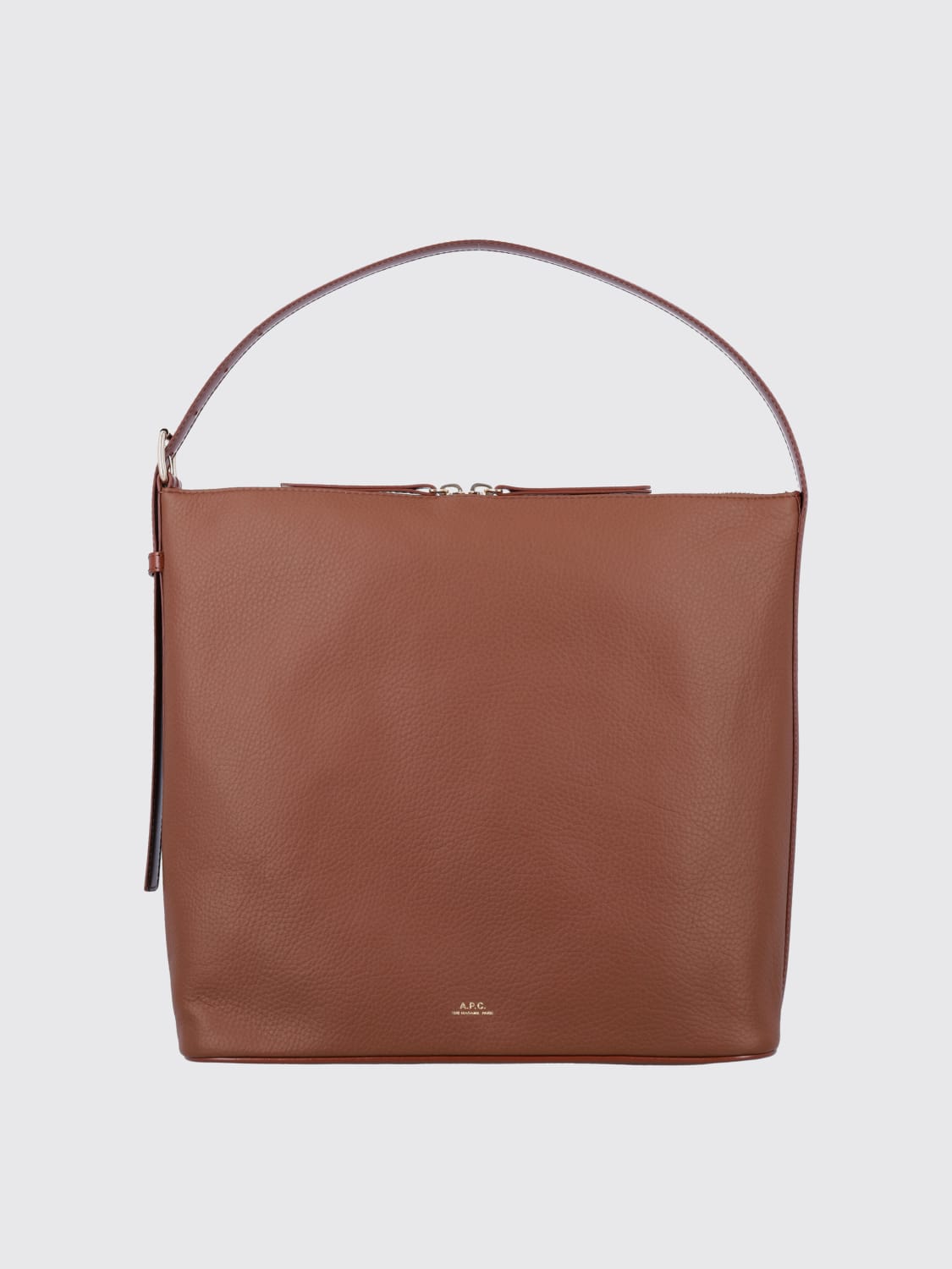 A.P.C. SAC PORTÉ ÉPAULE: Sac porté main femme A.P.C., Marron - Img 1