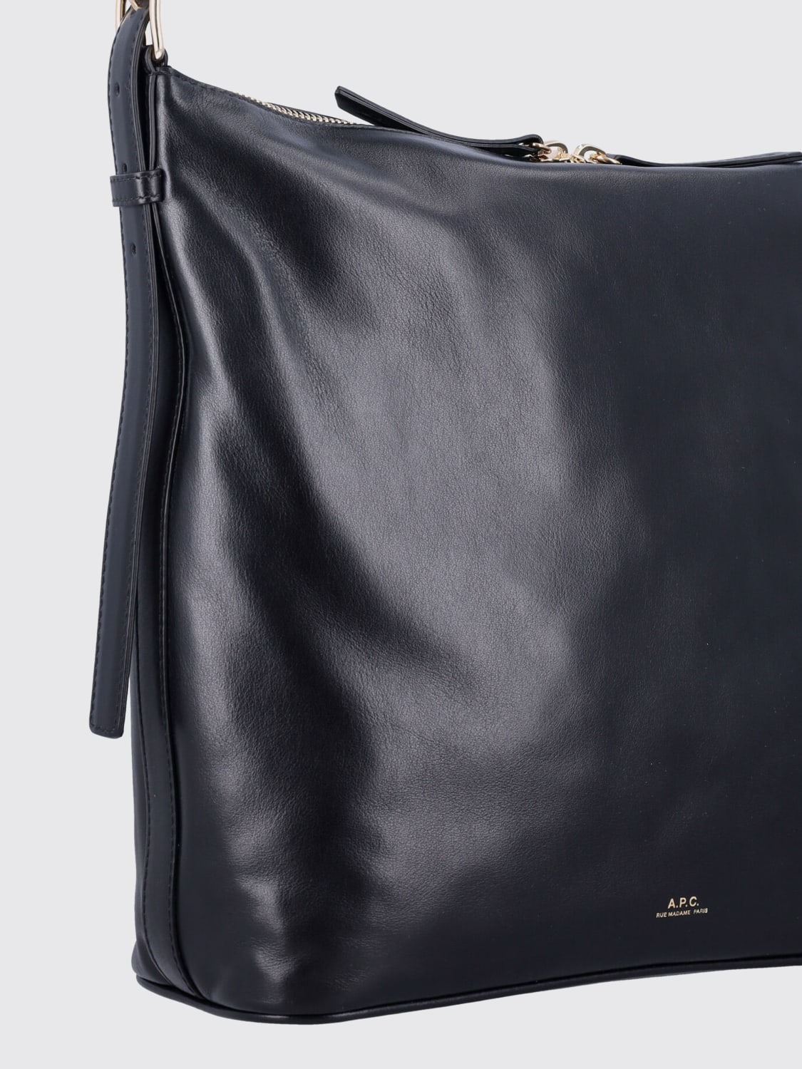A.P.C. SAC PORTÉ ÉPAULE: Sac porté main femme A.P.C., Noir - Img 3