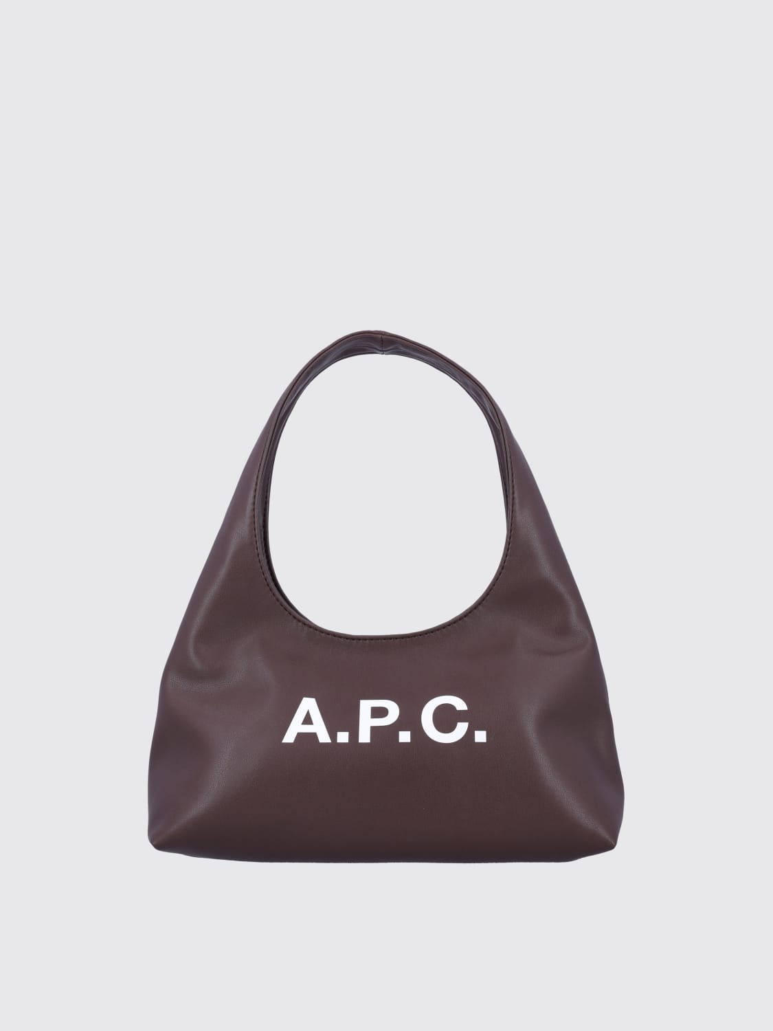 A.P.C. SAC PORTÉ ÉPAULE: Sac porté main femme A.P.C., Marron - Img 1