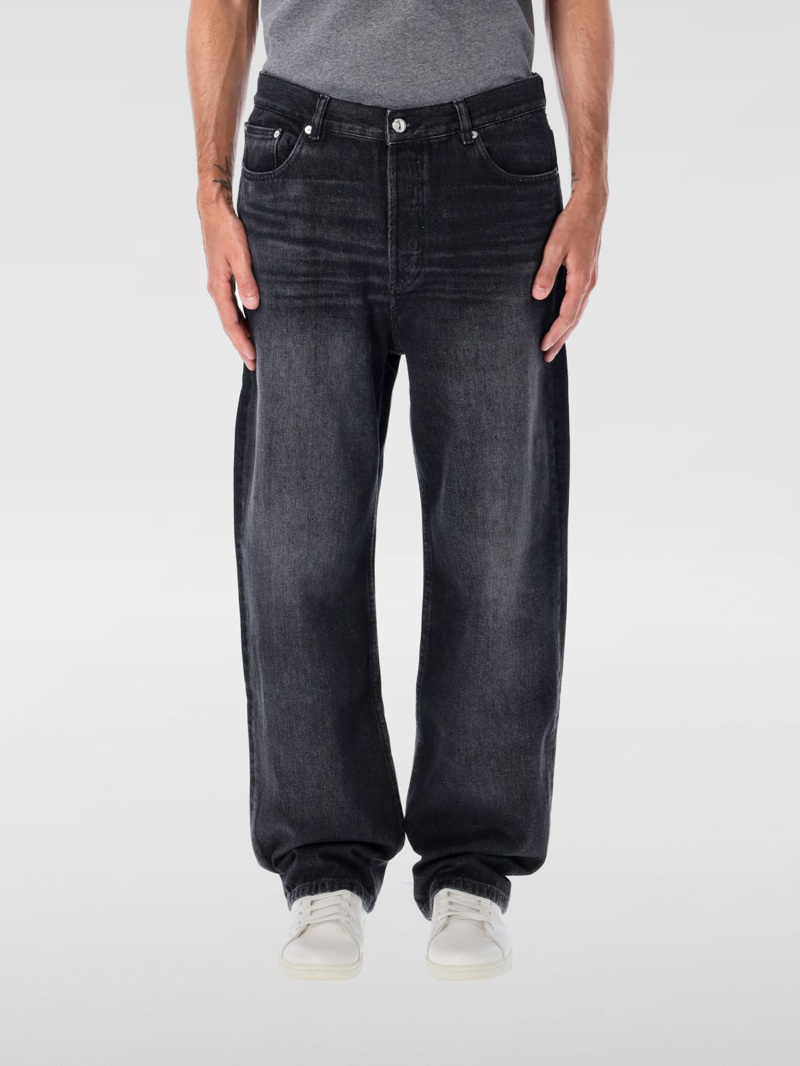 A.P.C. JEANS: Jeans men A.P.C., Black - Img 1