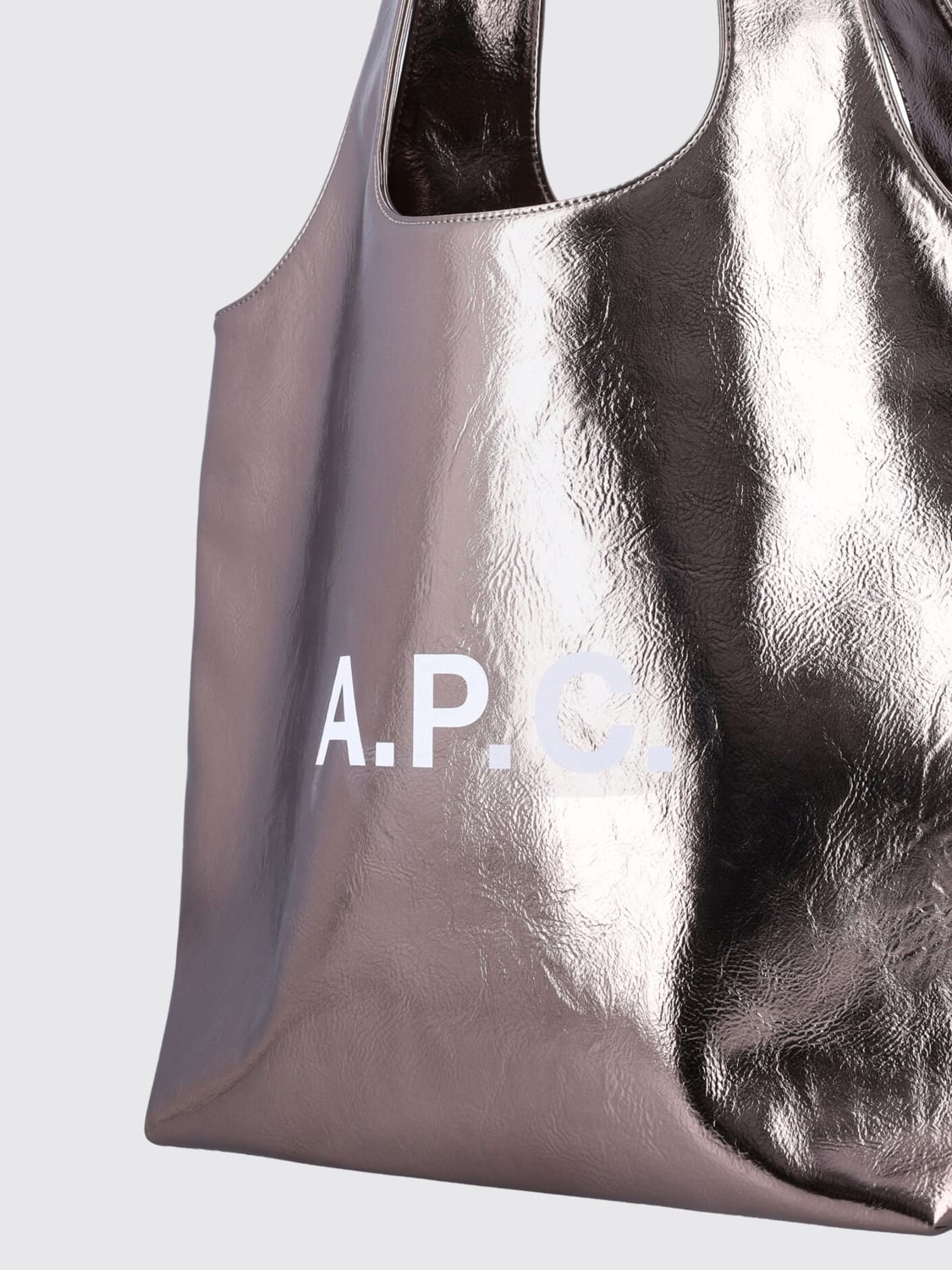 A.P.C. UMHÄNGETASCHE: Tasche herren A.P.C., Silber - Img 3