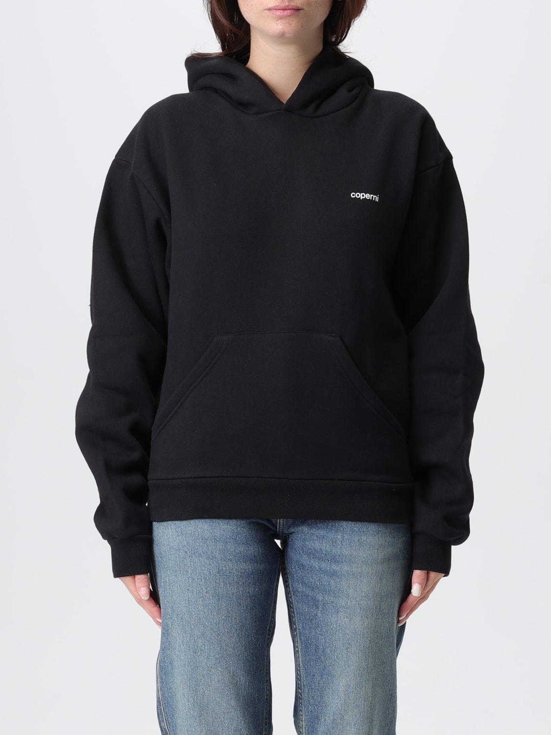 COPERNI SWEATSHIRT: Sweatshirt woman Coperni, Black - Img 1