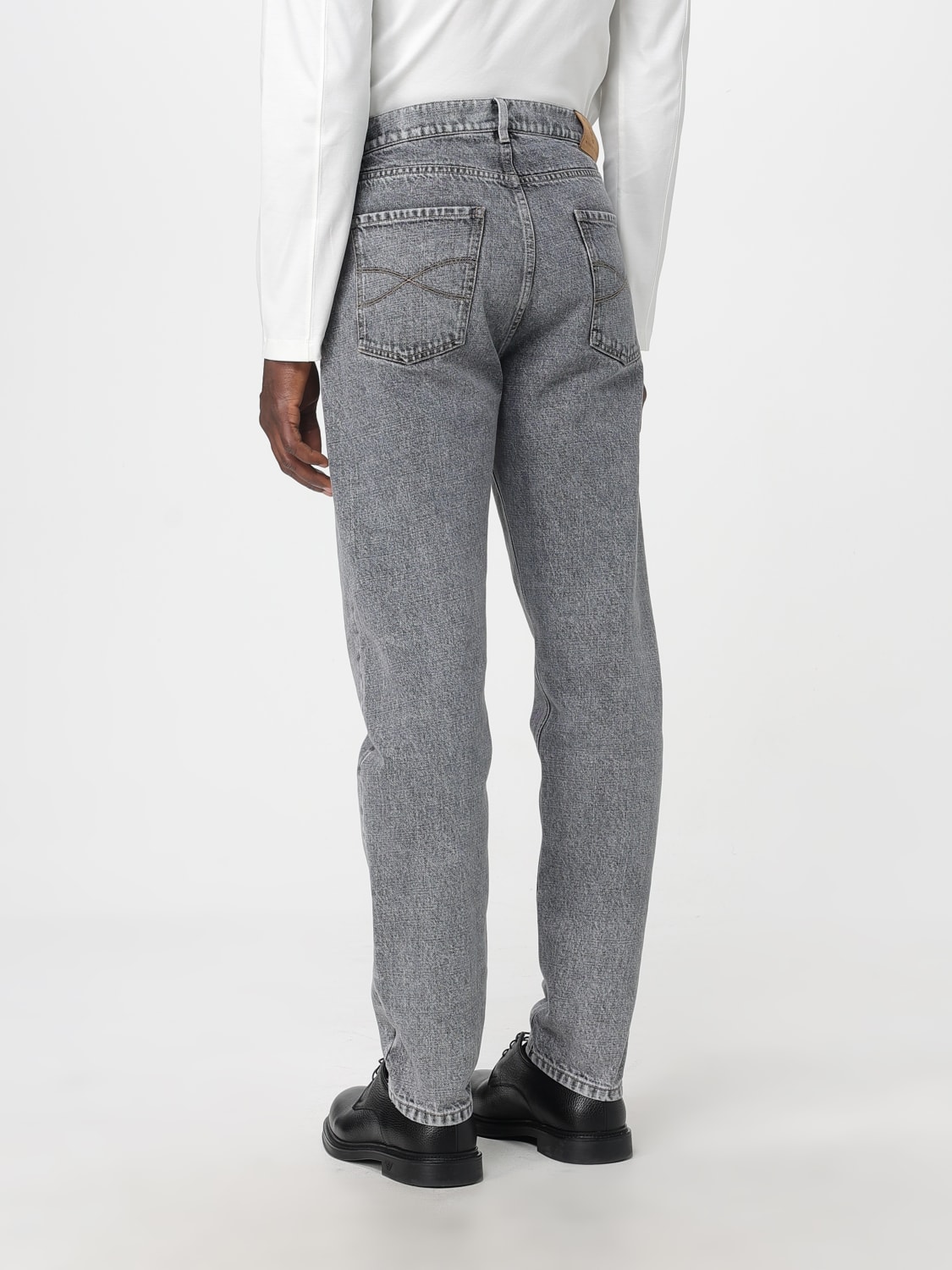 BRUNELLO CUCINELLI JEANS: Jeans hombre Brunello Cucinelli, Denim - Img 3