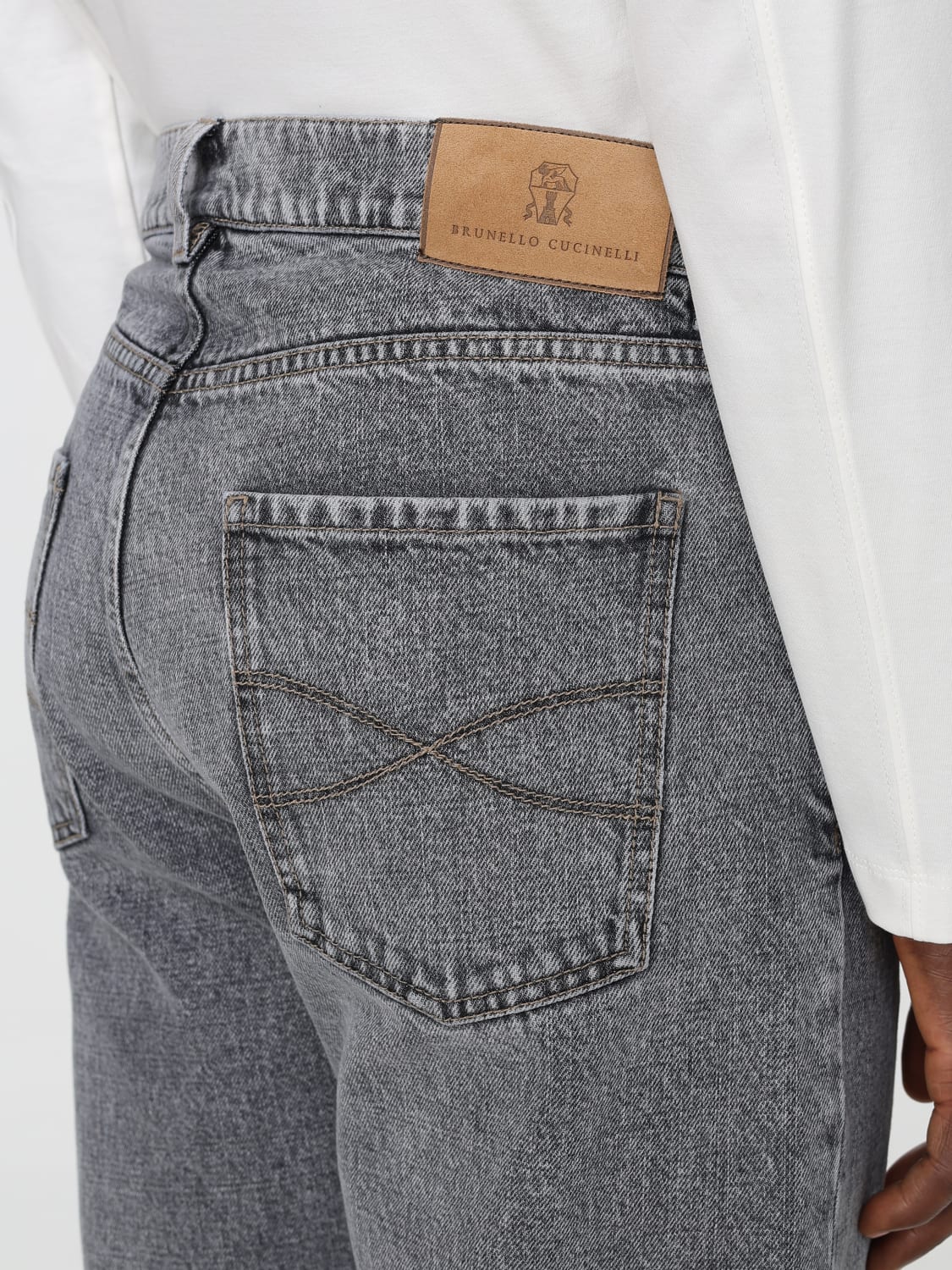 BRUNELLO CUCINELLI JEANS: Jeans hombre Brunello Cucinelli, Denim - Img 5