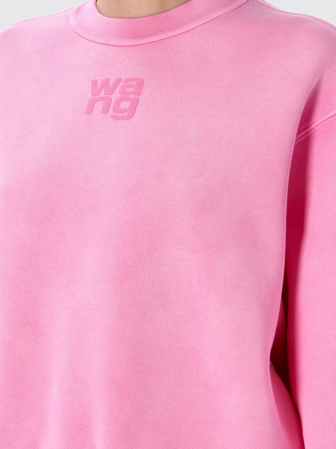 T BY ALEXANDER WANG SUDADERA: Sudadera mujer T by Alexander Wang, Rosa - Img 3