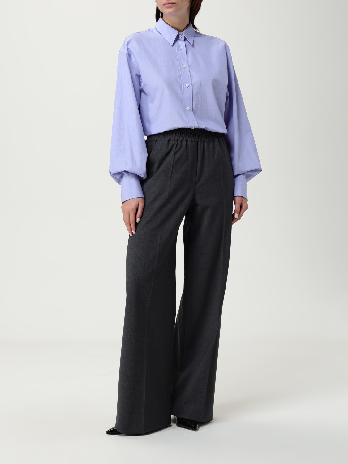 BRUNELLO CUCINELLI CAMICIA: Camicia donna Brunello Cucinelli, Azzurro - Img 2