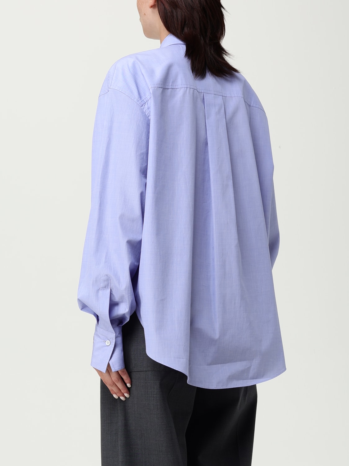 BRUNELLO CUCINELLI CAMICIA: Camicia donna Brunello Cucinelli, Azzurro - Img 3