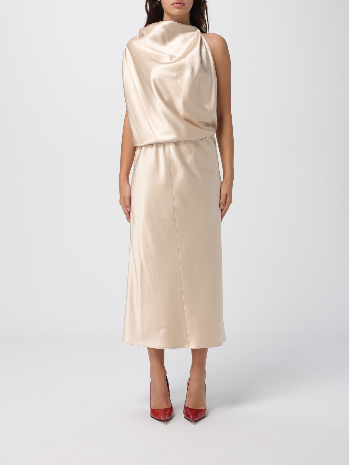 MAGDA BUTRYM VESTIDO: Vestido mujer Magda Butrym, Beige - Img 1