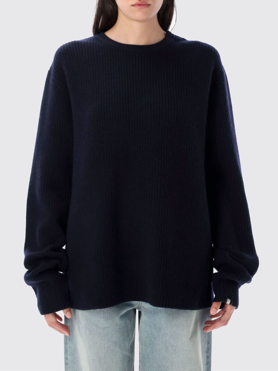 EXTREME CASHMERE SWEATER: Sweater woman Extreme Cashmere, Blue - Img 1