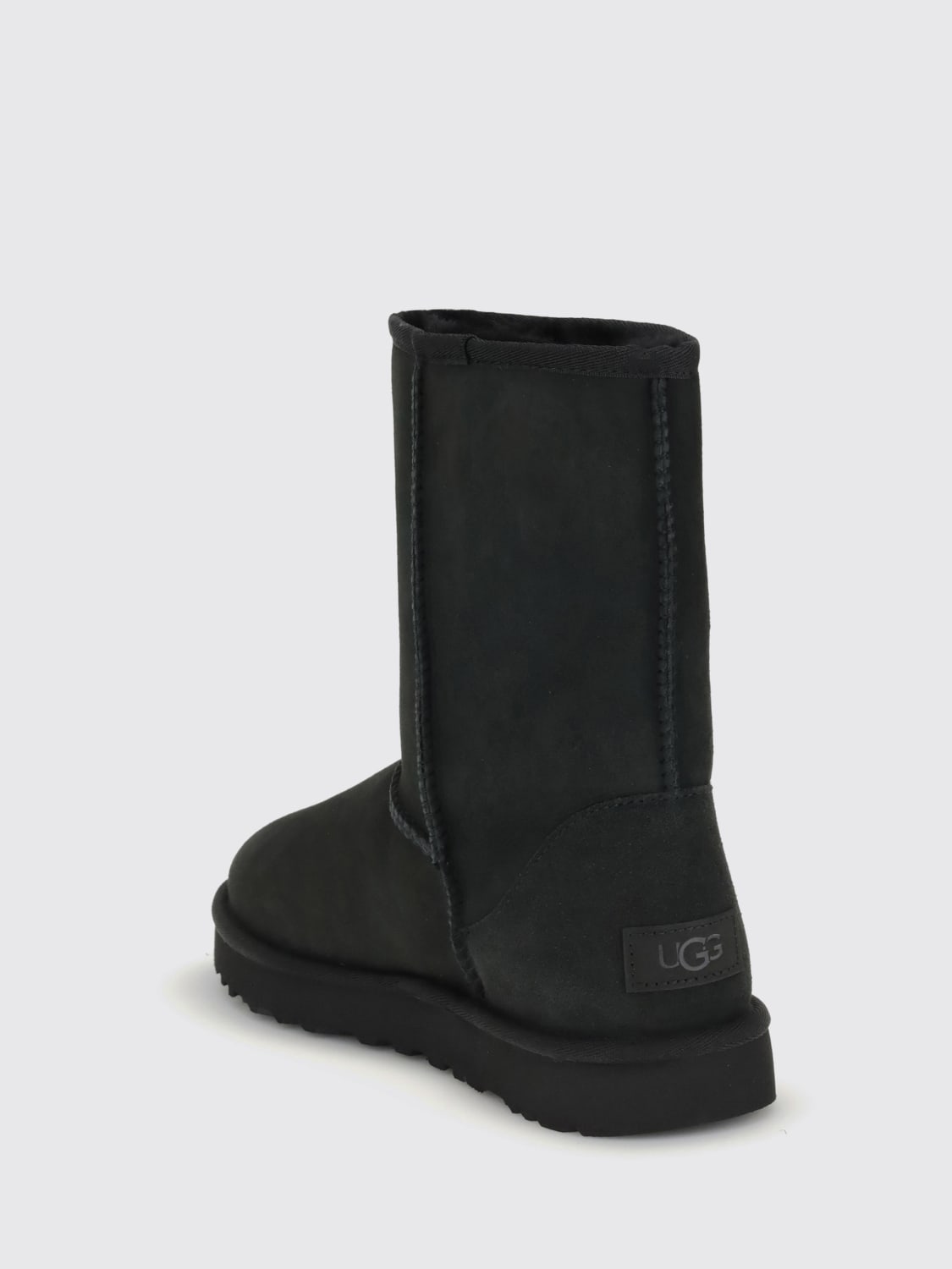 UGG STIVALI: Stivaletto Classic Short UGG in camoscio , Nero - Img 3