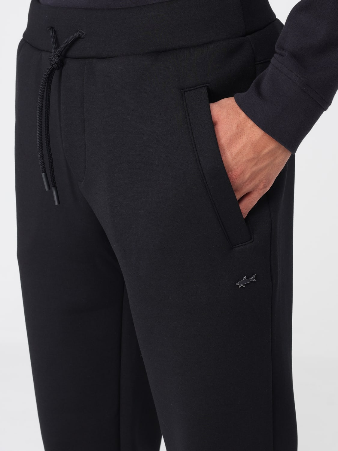 PAUL & SHARK PANTS: Sweat men Paul & Shark, Black - Img 4