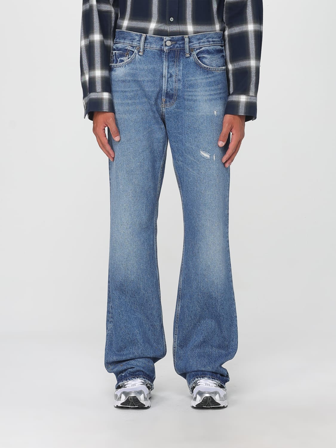 ACNE STUDIOS JEANS: Jeans Acne Studios in denim di cotone , Blue - Img 1