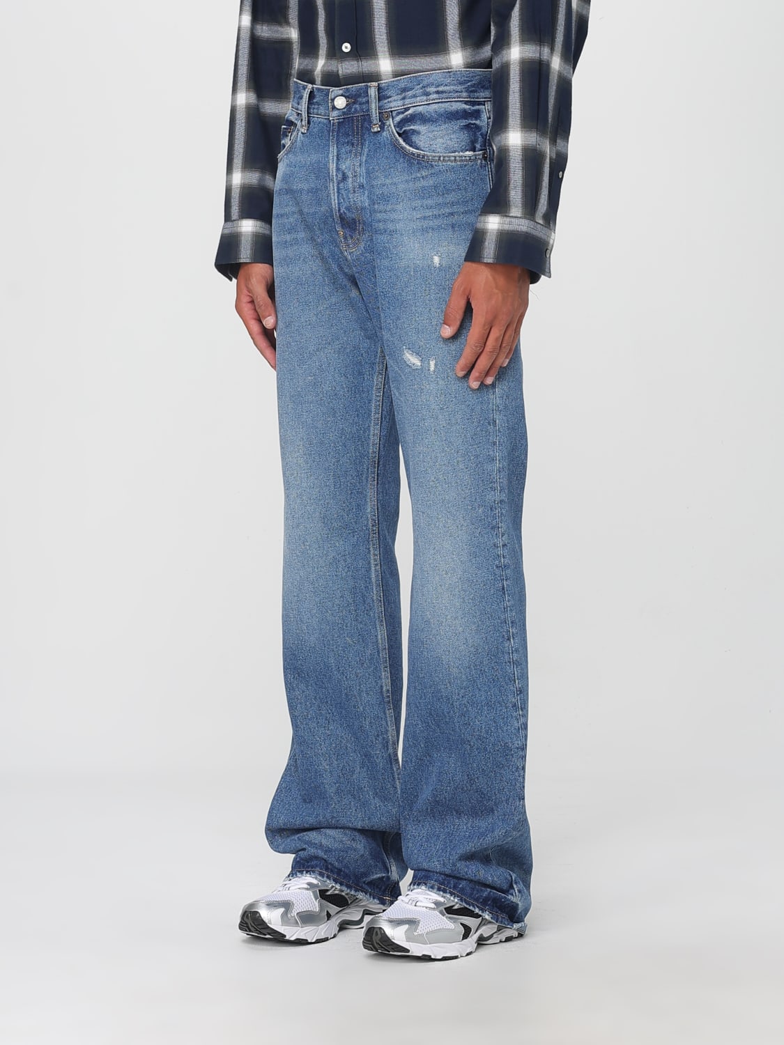 ACNE STUDIOS JEANS: Jeans Acne Studios in denim di cotone , Blue - Img 4