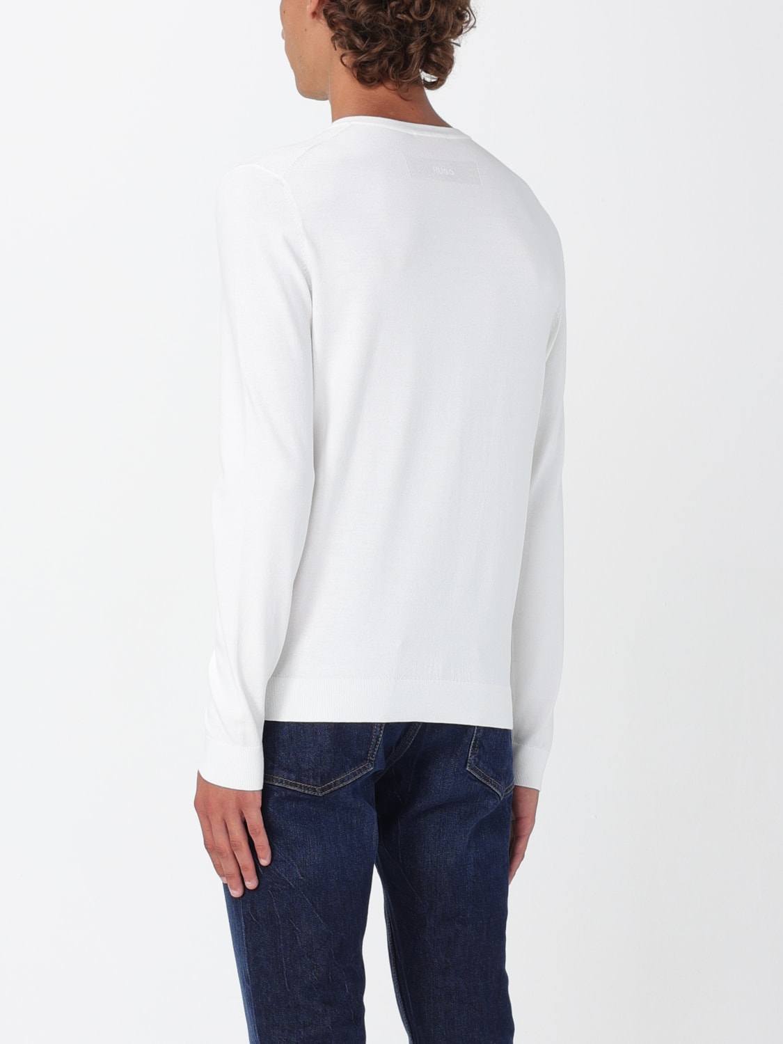 HUGO SWEATER: Sweater men Hugo, White - Img 2