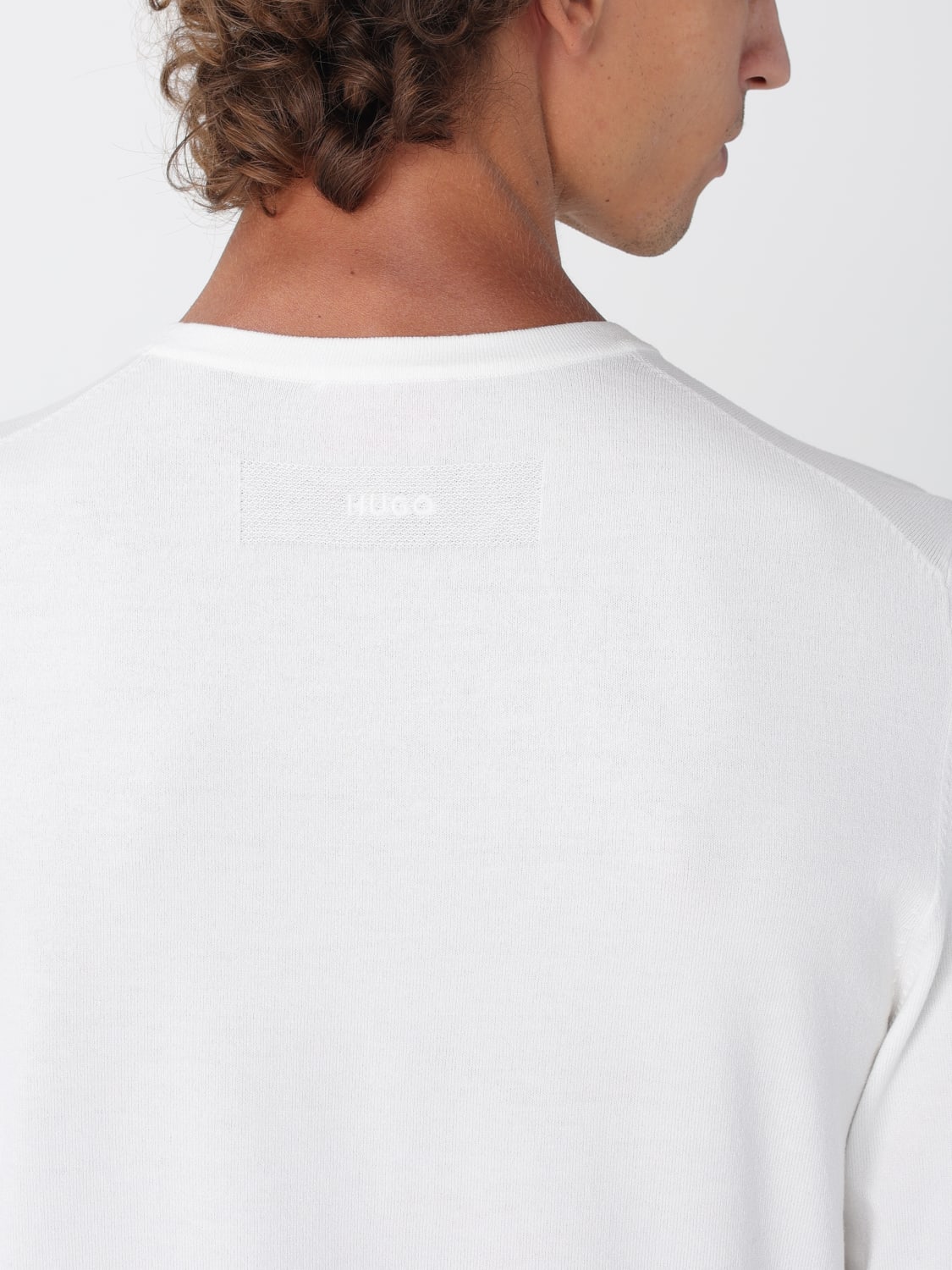 HUGO SWEATER: Sweater men Hugo, White - Img 3