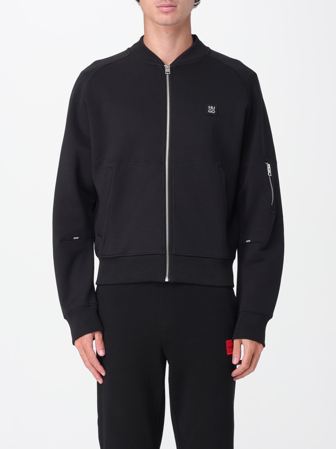 HUGO SWEATSHIRT: Sweatshirt men Hugo, Black - Img 1