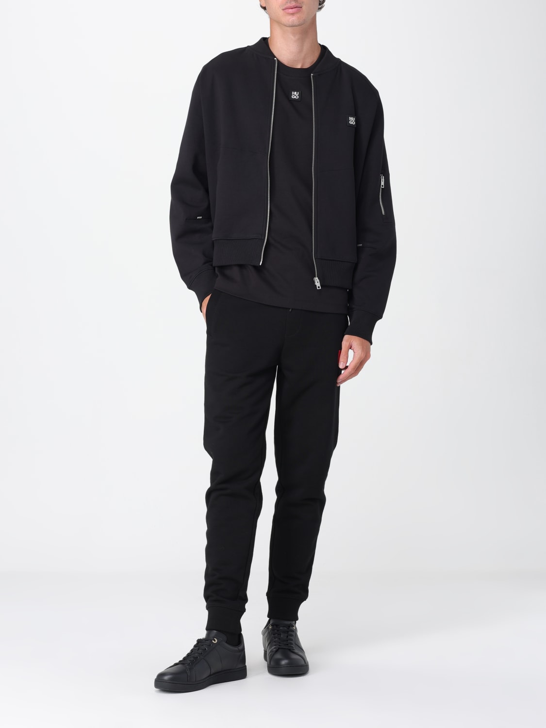 HUGO SWEATSHIRT: Sweatshirt men Hugo, Black - Img 2