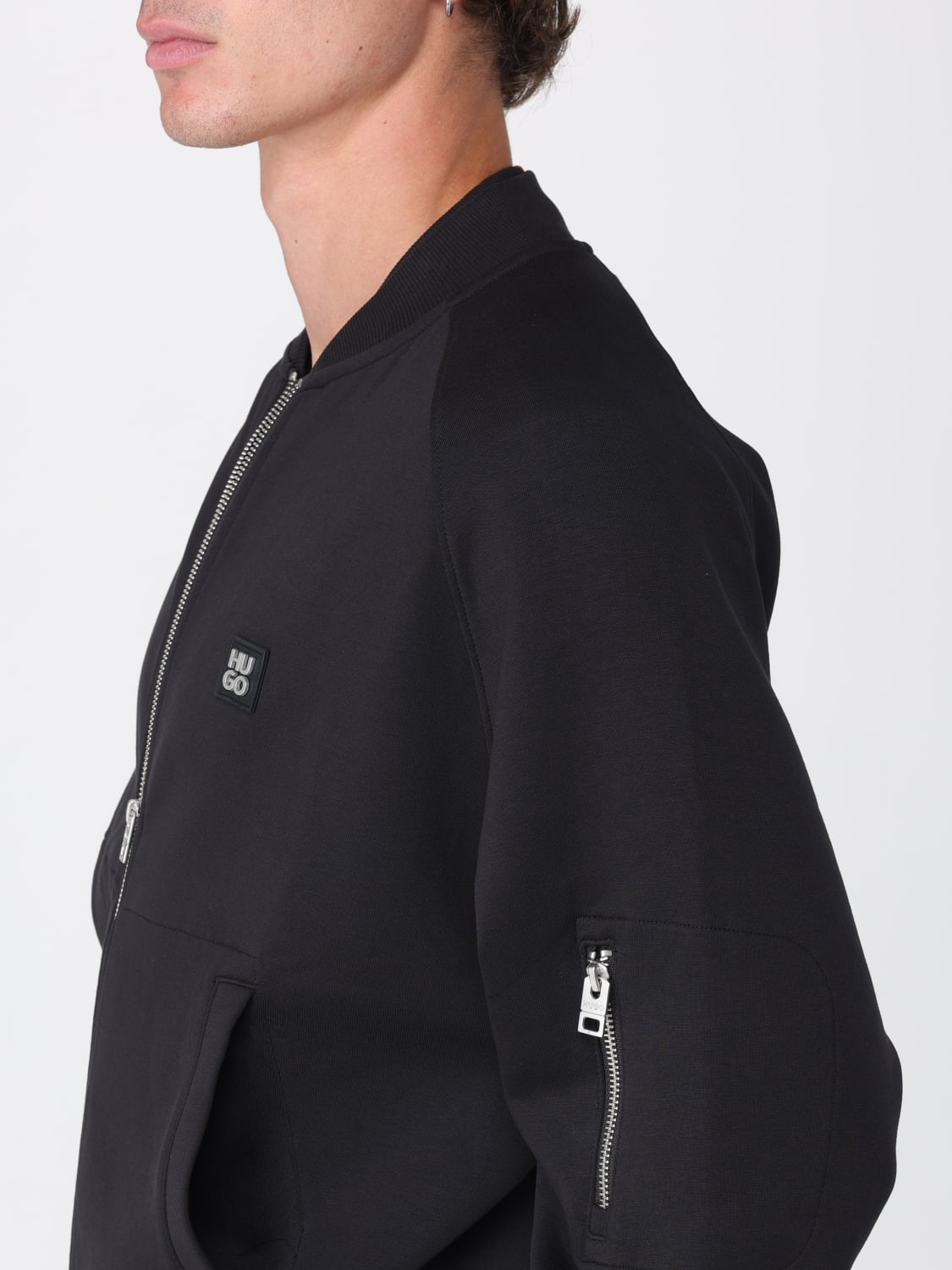 HUGO SWEATSHIRT: Sweatshirt men Hugo, Black - Img 5