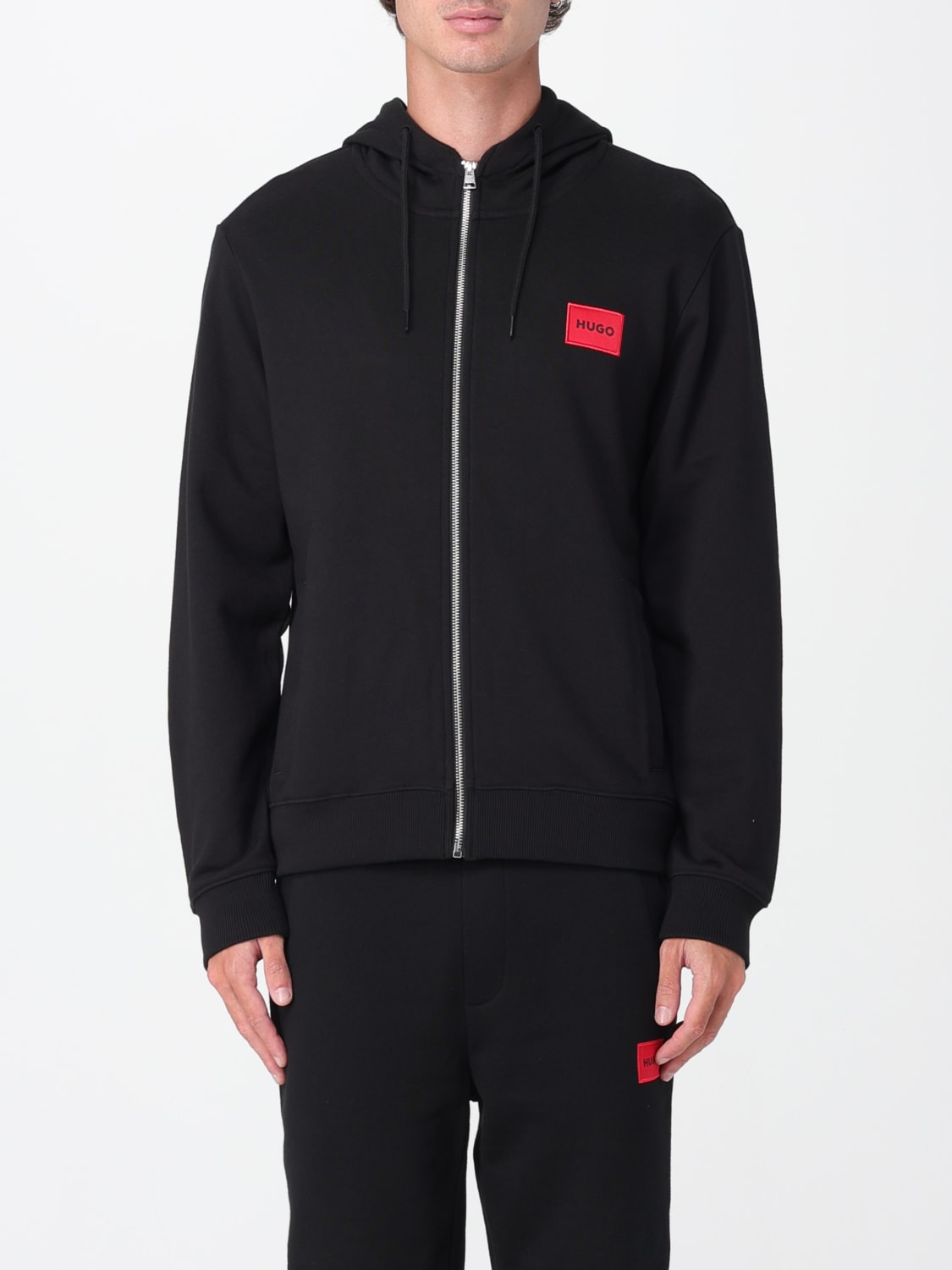 HUGO SWEATSHIRT: Sweatshirt men Hugo, Black - Img 1