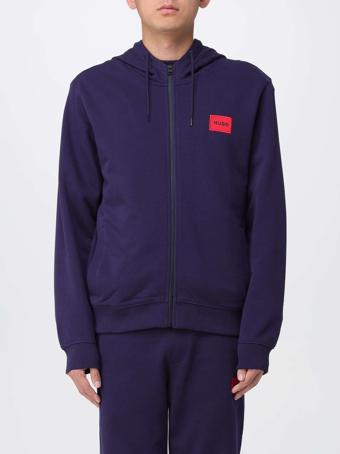 HUGO SWEATSHIRT: Sweatshirt men Hugo, Violet - Img 1