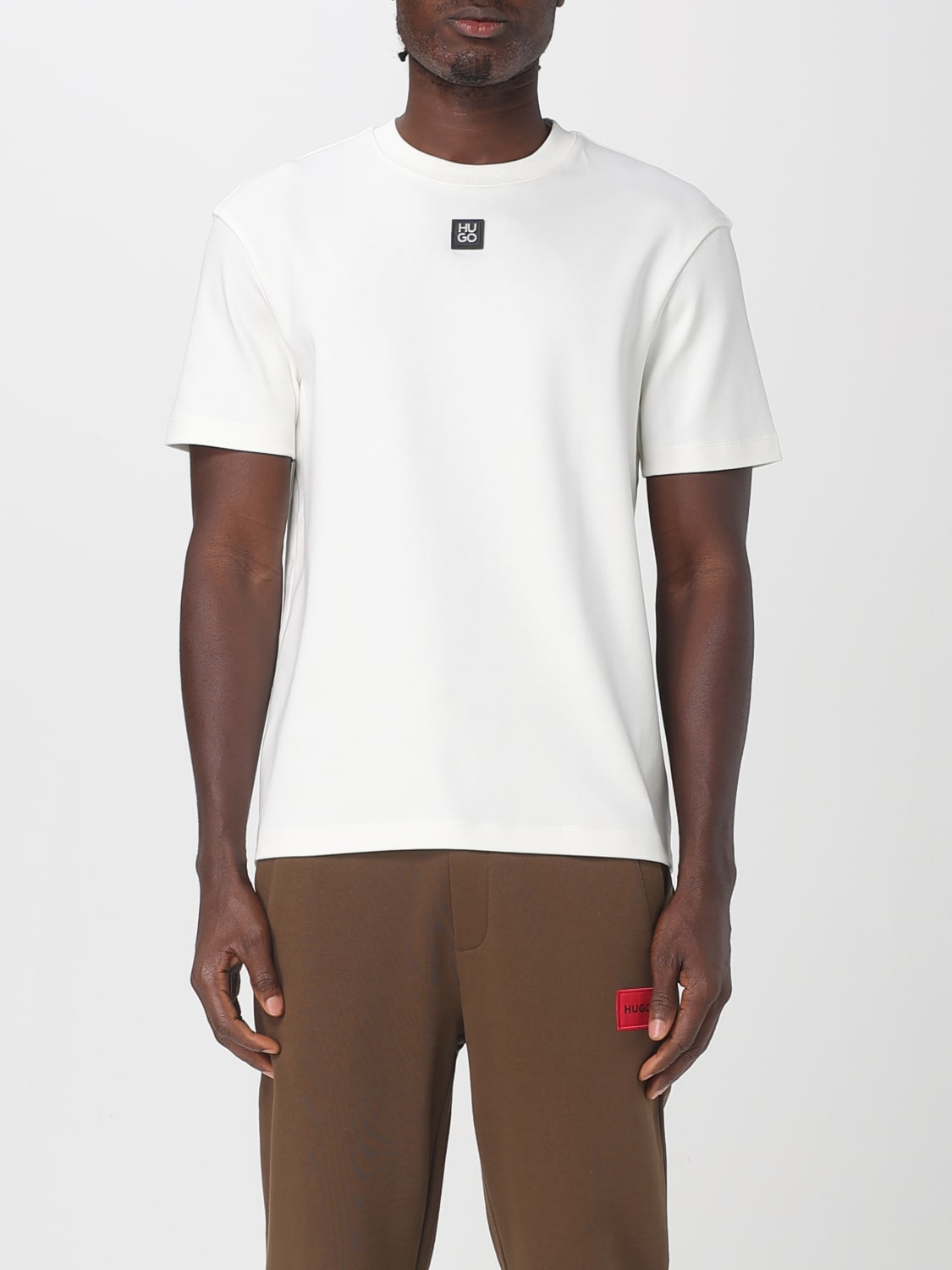 HUGO T-SHIRT: T-shirt men Hugo, White - Img 1