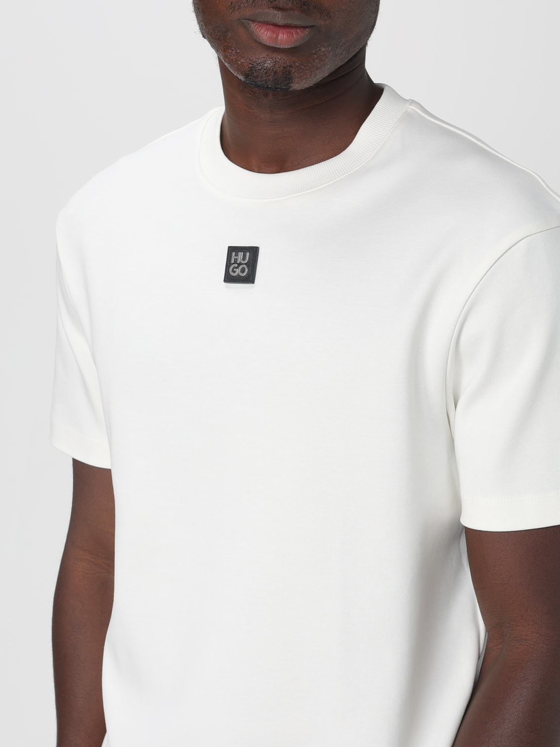 HUGO T-SHIRT: T-shirt men Hugo, White - Img 4