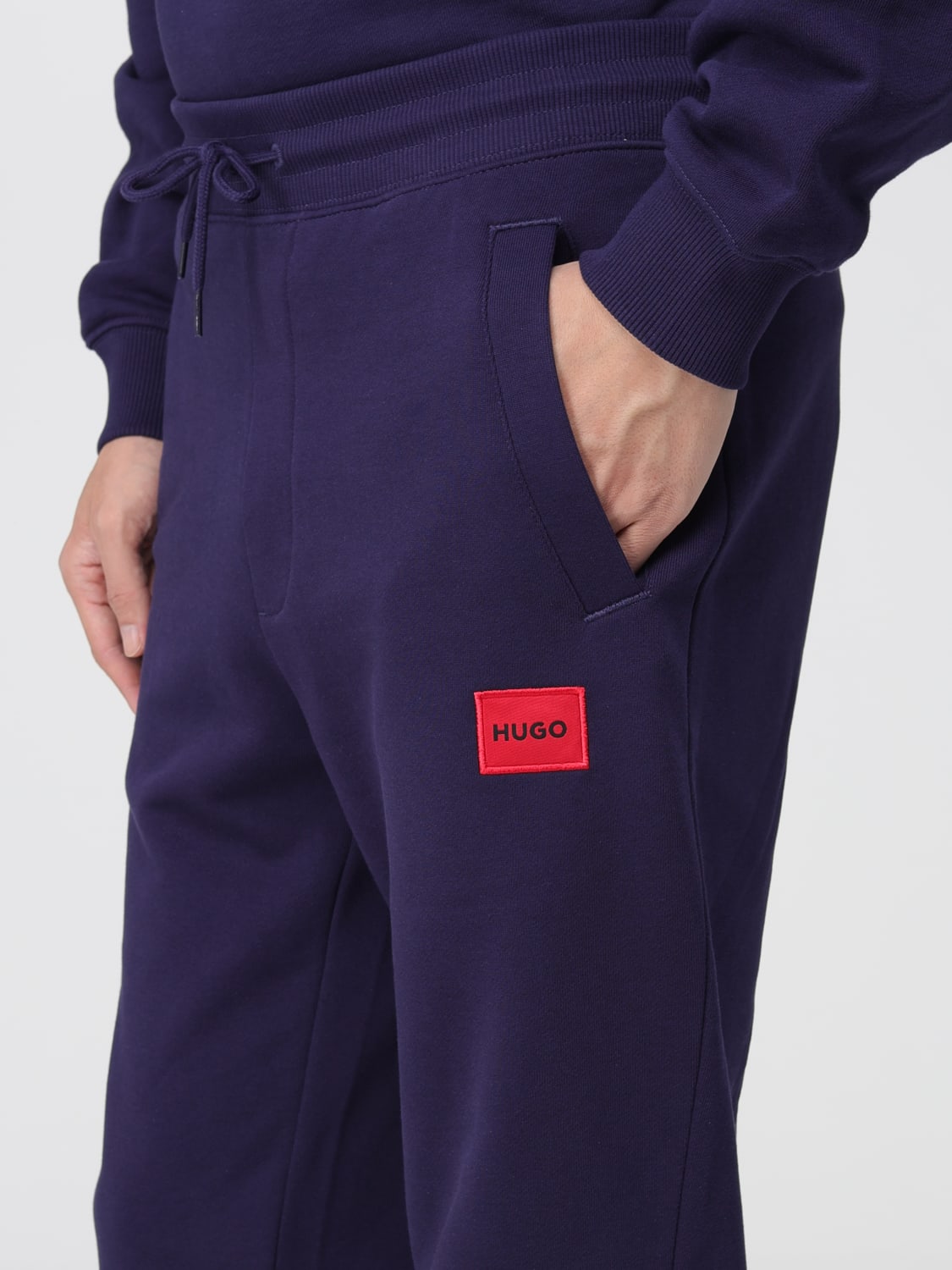 HUGO PANTS: Sweat men Hugo, Violet - Img 4